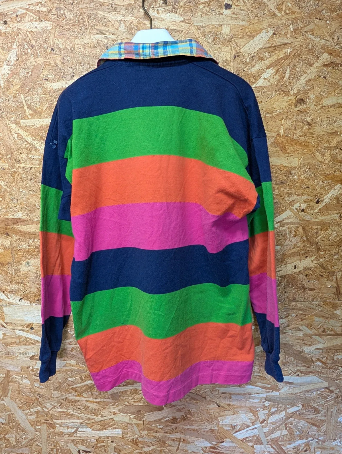 Vintage Canterbury New Zealand Rugby Shirt Mens Medium Multicolour Cotton Stripe