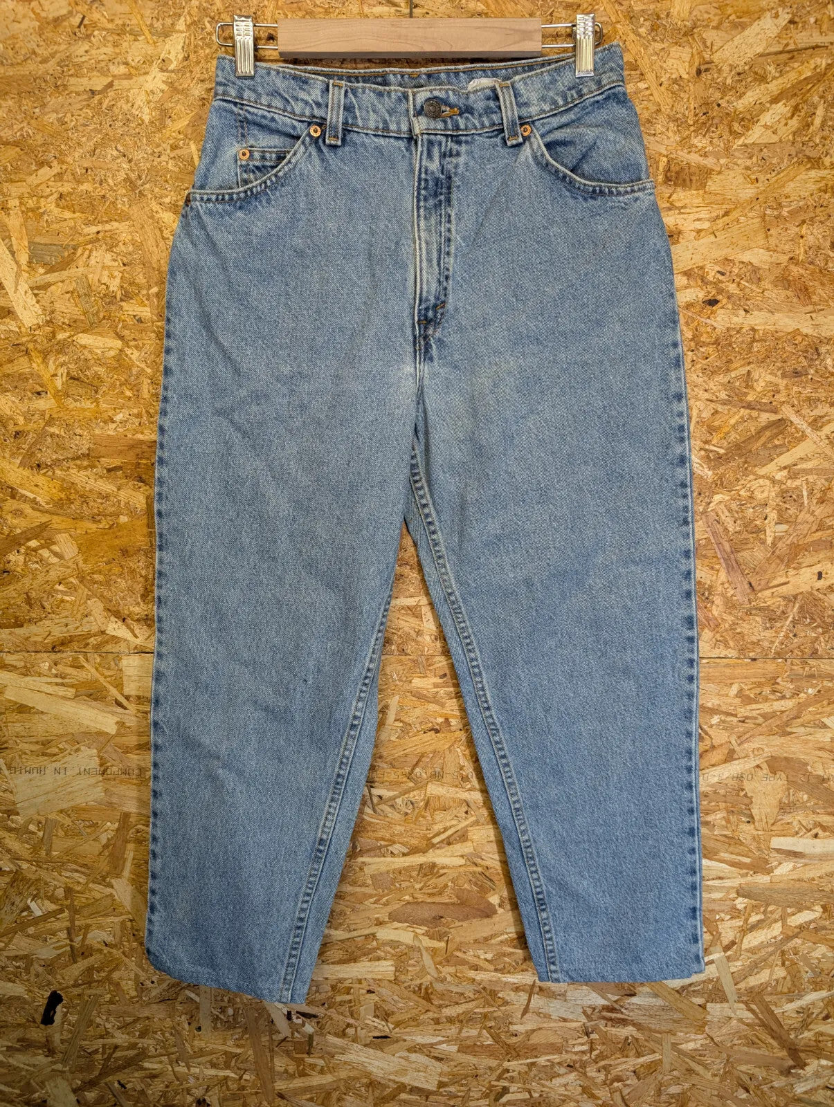 Levis 15951 Relaxed Fit Tapered Jeans W28 L25 Women High Waist Orange Tab 90s