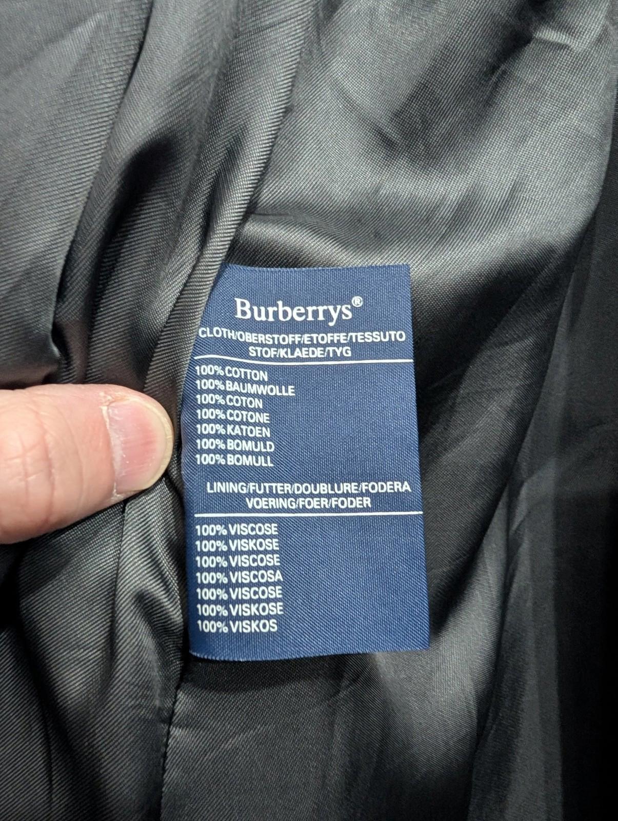 Burberry Trench Coat Women Size 14-16 Long Check Lined Made England Khaki Green