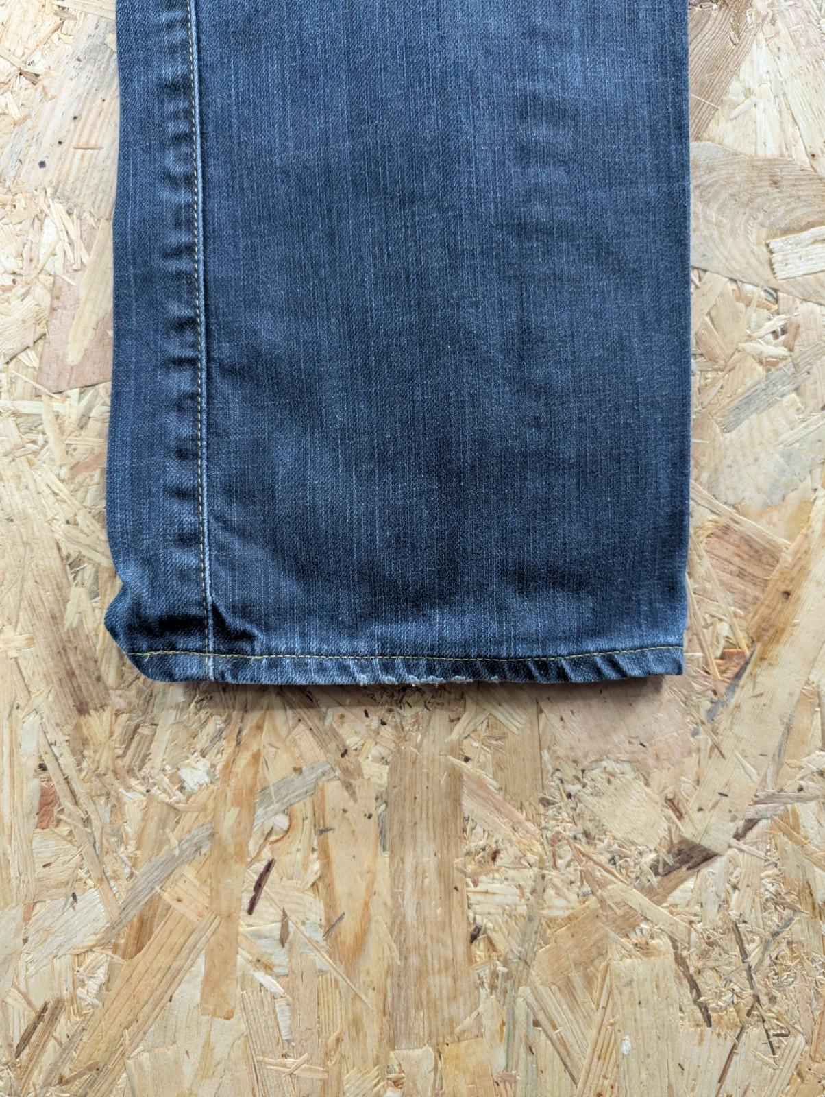 G-Star Jeans W34 L32 3301 Classic Navy Blue Denim Straight Leg Button Fly