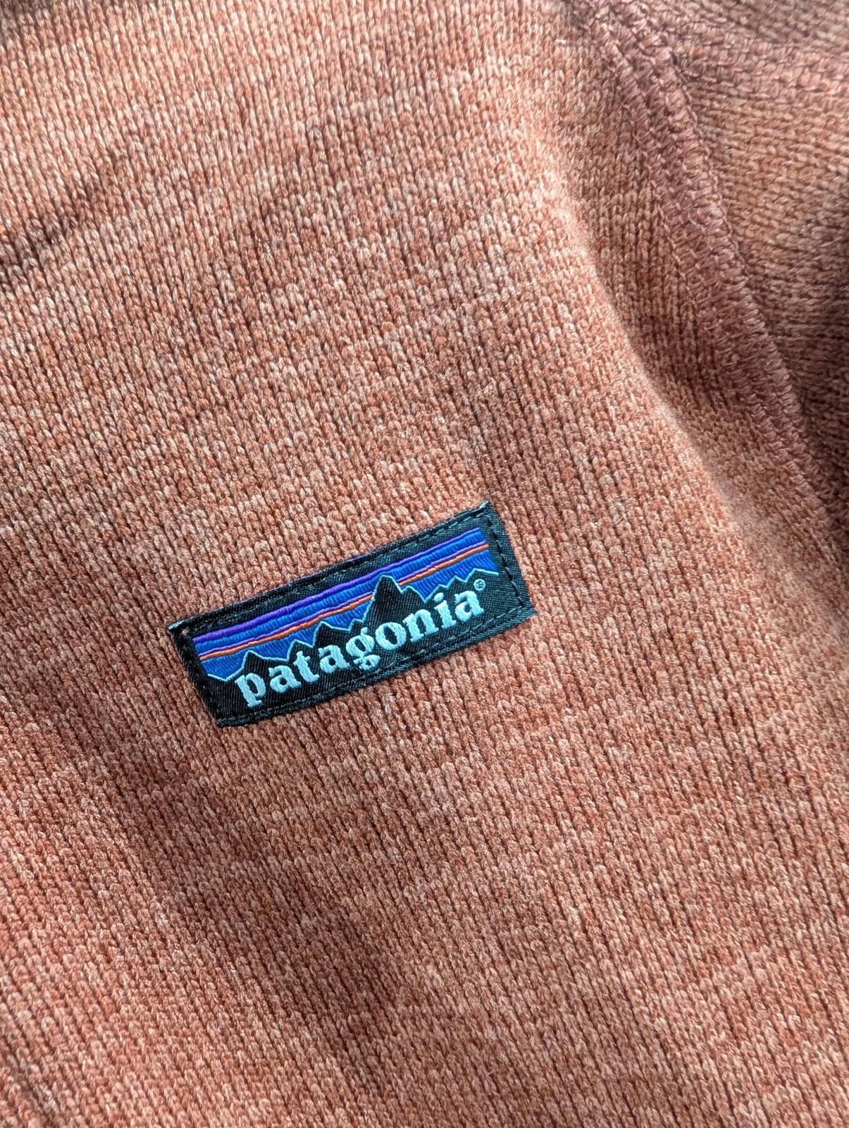 Patagonia Better Sweater Medium Women Pullover 1/2 Zip Sweatshirt Fleece Orange