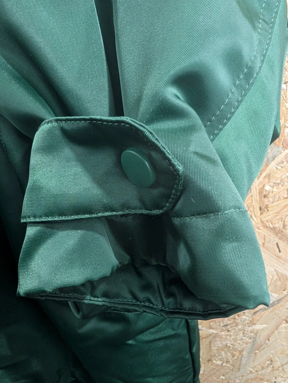 Nike Hooded Jacket  Green Fleece Lined Herren Parka Mens Oversized XL