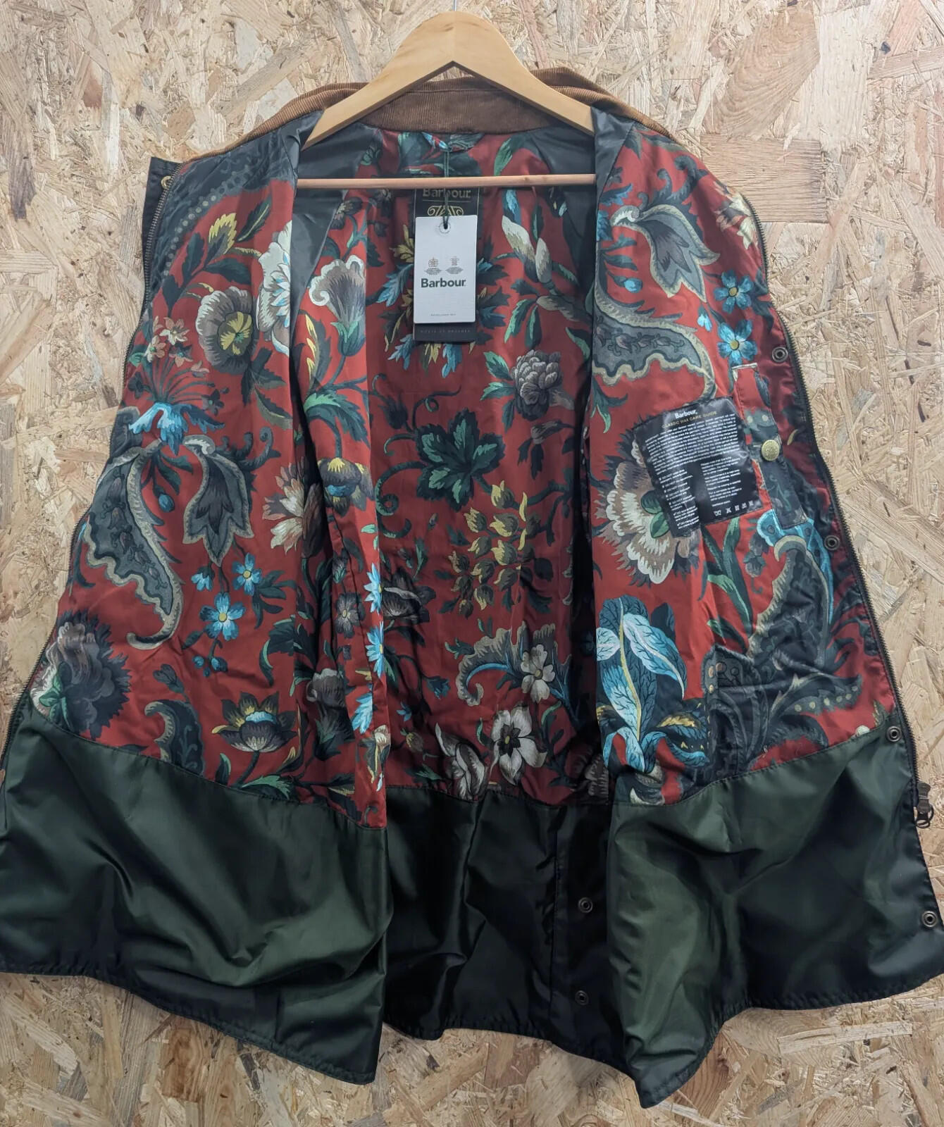 Barbour Mabley Wax Jacket Women UK 16 Green House Of Hackney Waxed Cotton Ltd Ed