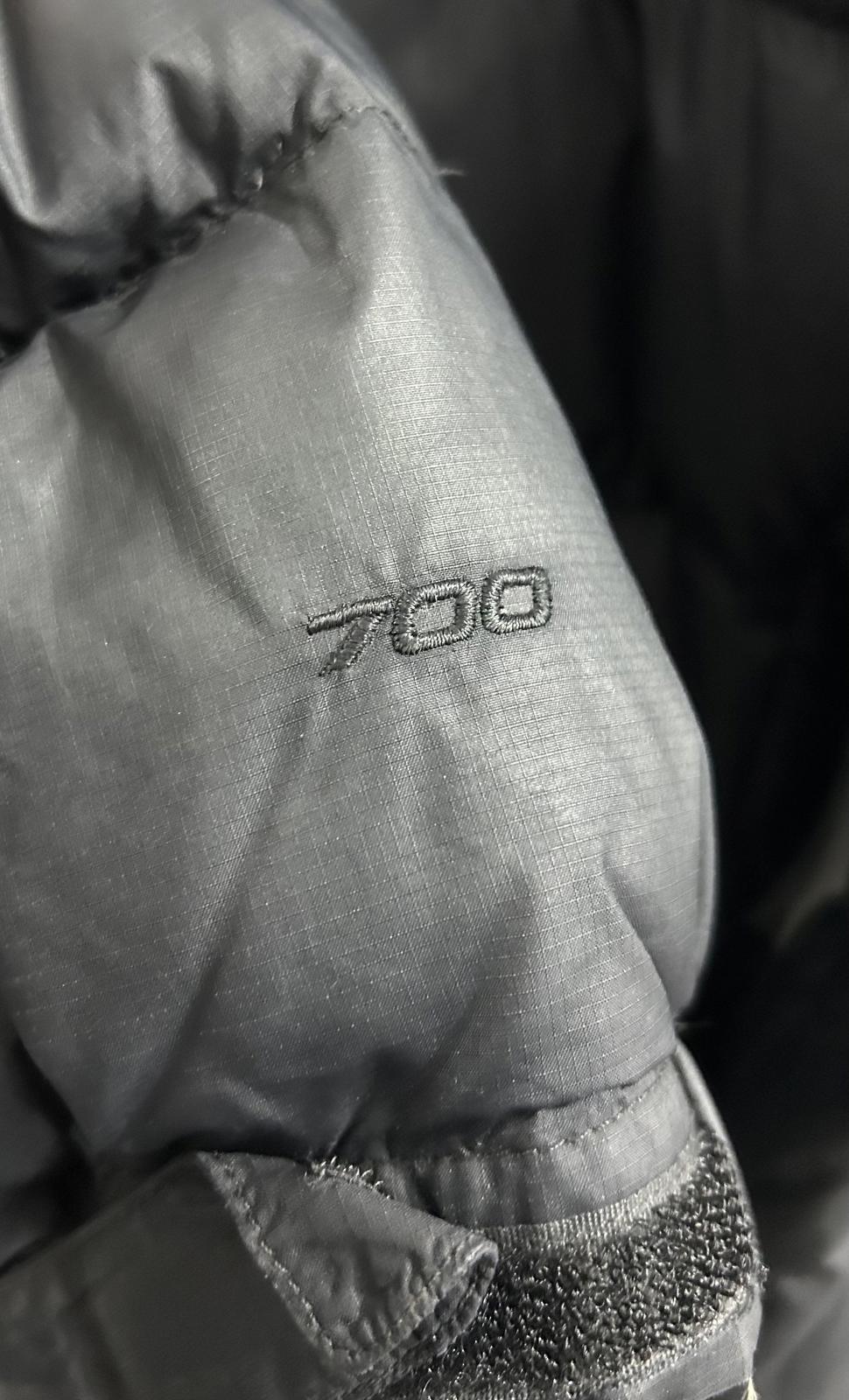 TNF North Face Nuptse 700 Mens Size Large UK Goose Down Puffer Jacket Black