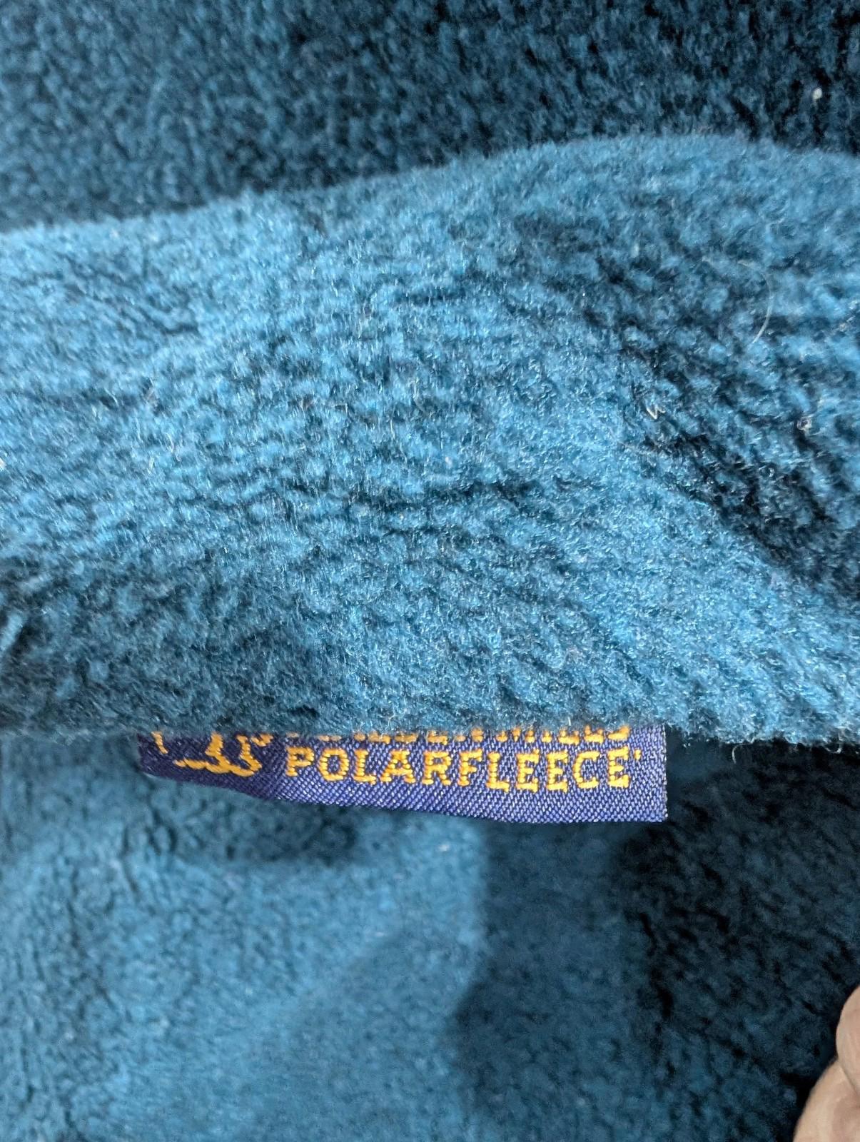 Woolrich Fleece Gilet XL Women Vest Teal Blue Front Zip Layer Bodywarmer Walking