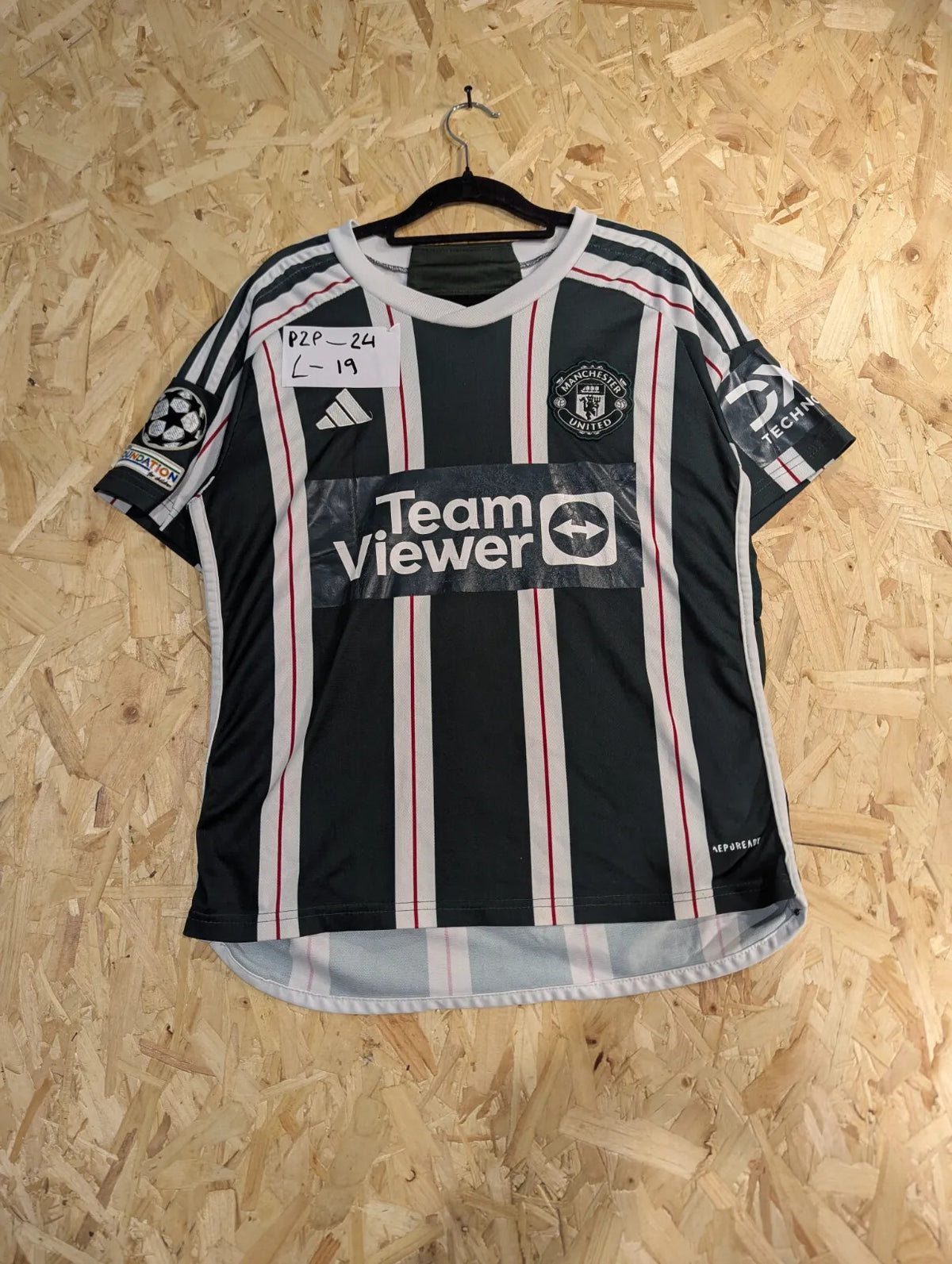 Manchester United Football Shirt Mens Small 2023/24 Third Adidas Hojlund 17