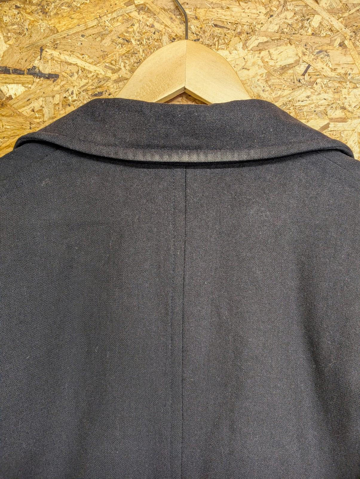 Gant Pea Coat Small Men Wool Blend Vintage Navy Blue Warm Lined Classic USA