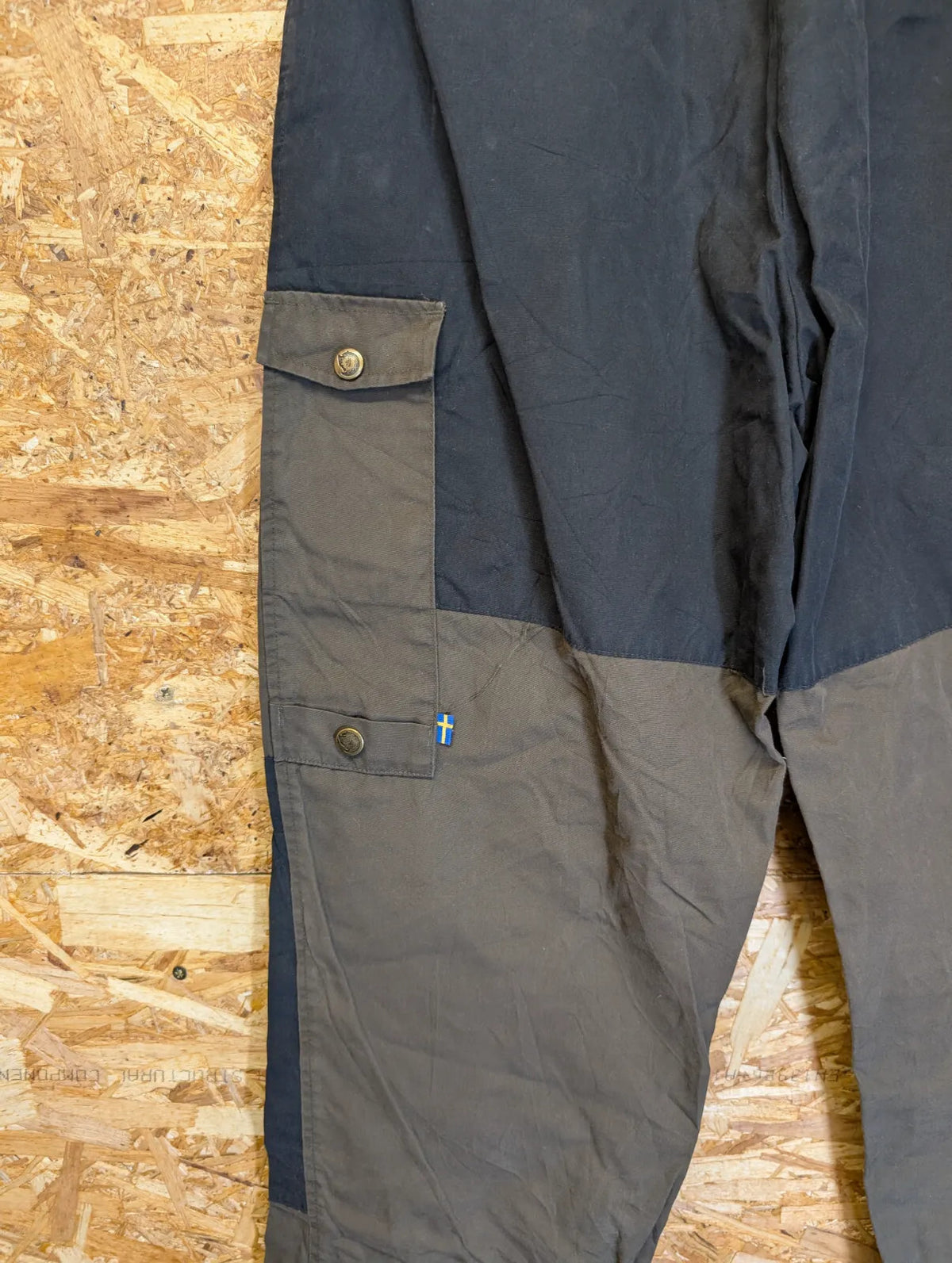 Fjallraven Barents Trousers G1000 Comfort High Mens W30 L33 Khaki Green Black