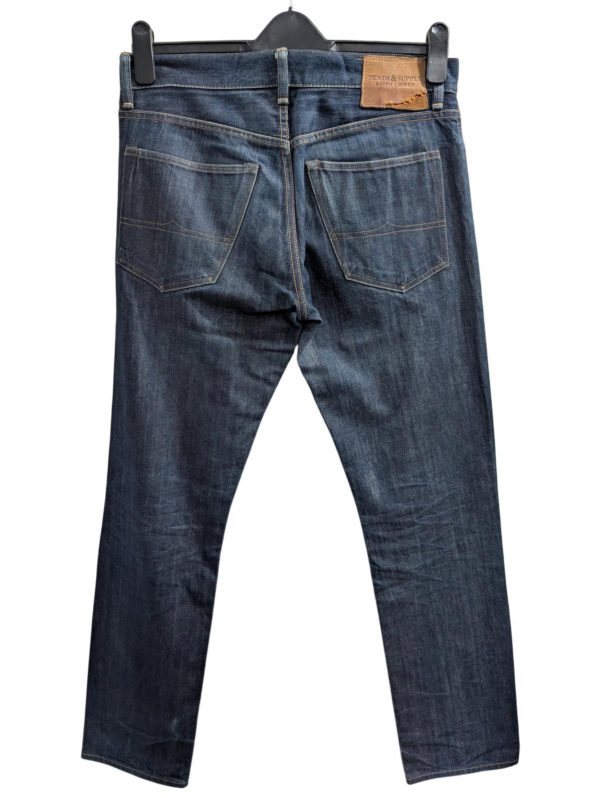 Ralph Lauren Jeans Mens W32 L34 Denim & Supply Straight Fit Dark Blue RRL Polo