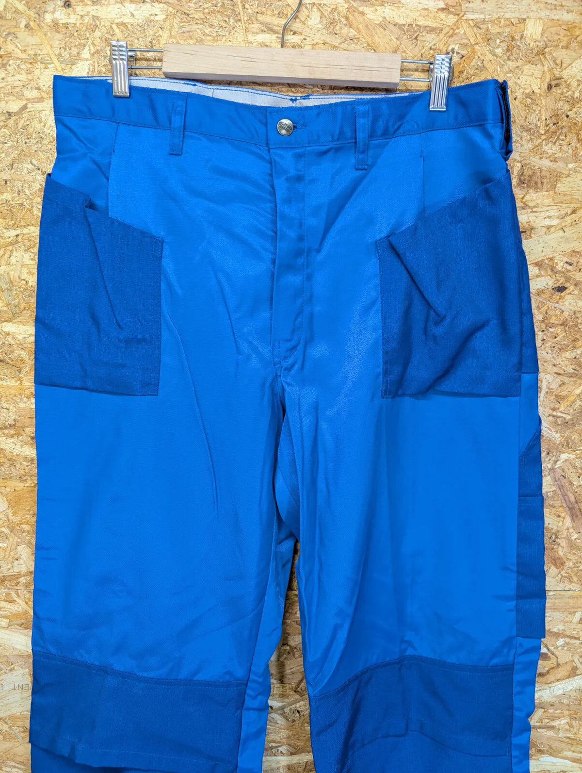 Snickers Work Trousers Mens W36 L35 Blue Cotton Nylon Stretch Workwear Utility