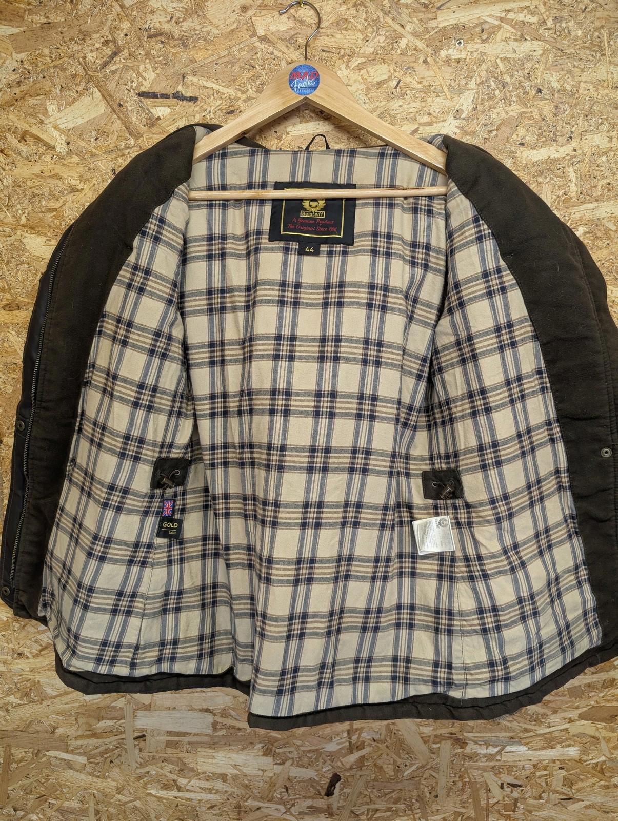 Belstaff Wax Jacket UK 12 / 44 Women Quilted Fur Trim Hood Brown Winter Coat