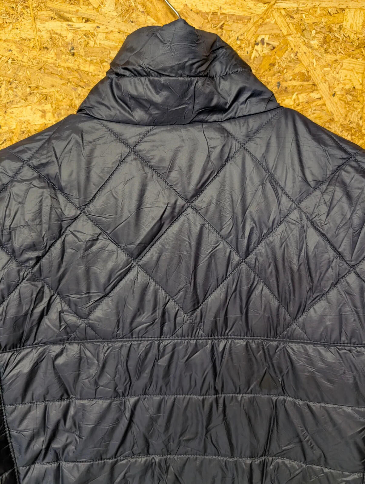Patagonia Radalie Parka Coat Womens Medium Navy Blue Longline Puffer Padded Nano