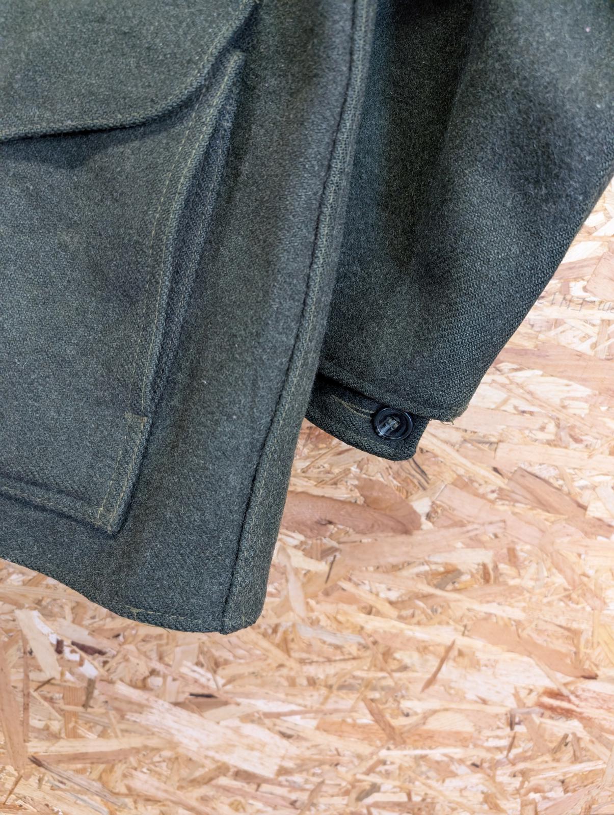 Filson Double Mackinaw Size Medium 40 Wool Jacket Forest Green Made USA Lot 83