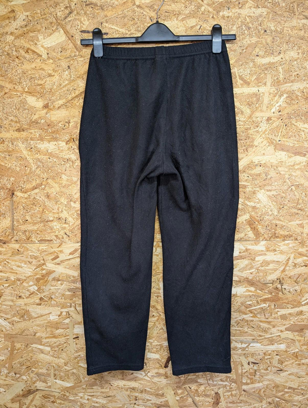 Patagonia Synchilla Fleece Joggers Small Women Elastic Waist Black Baggy Warm