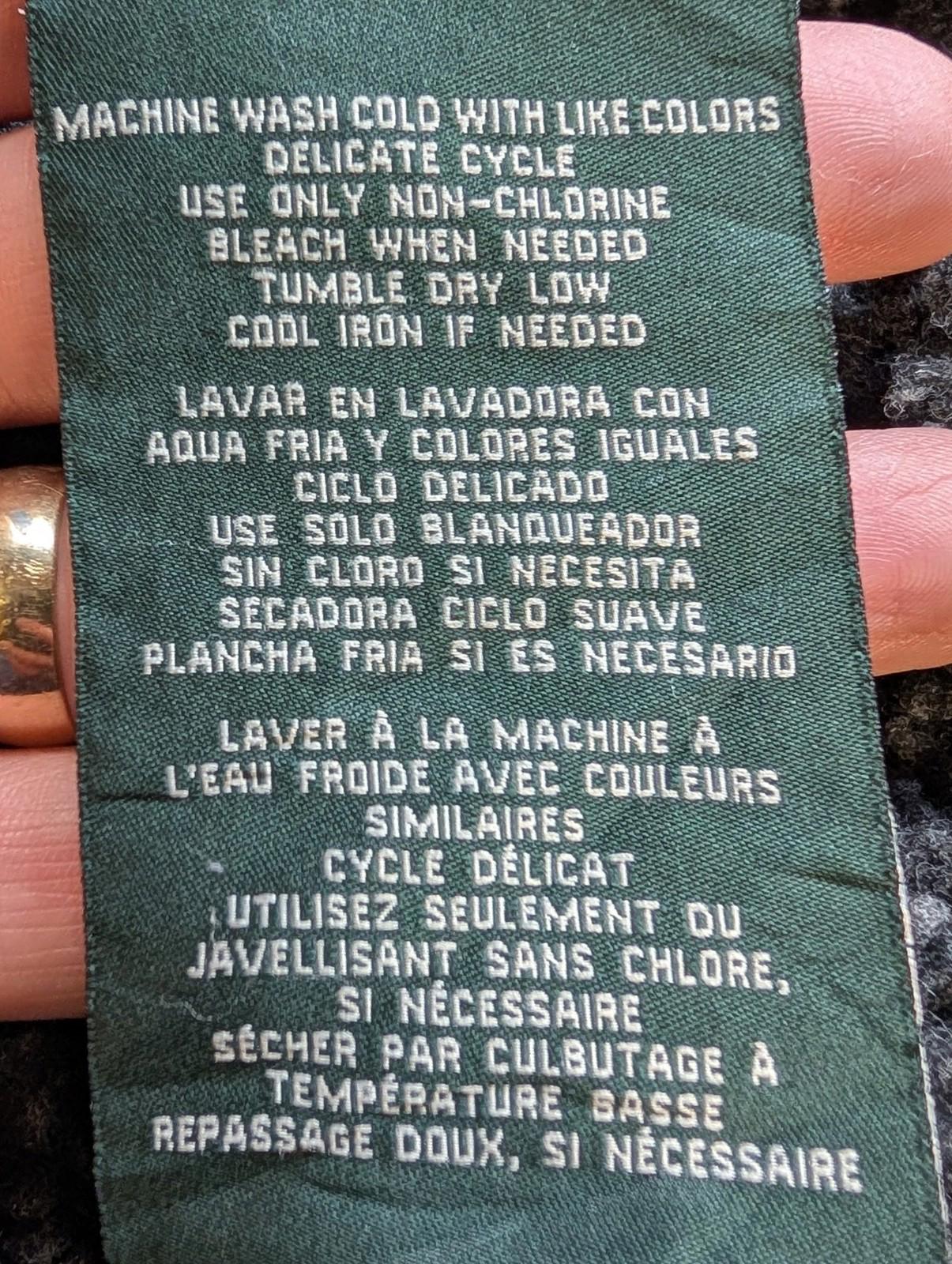 GH Bass & Co XXL Canvas Hooded Jacket Sherpa Lined Black Active Detroit Workwear