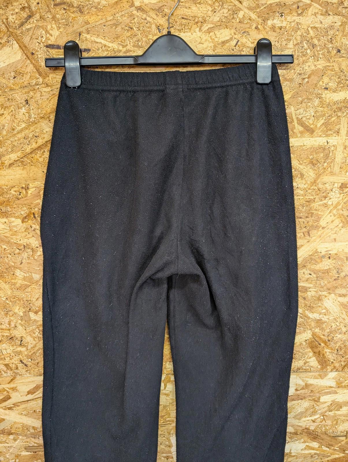 Patagonia Synchilla Fleece Joggers Small Women Elastic Waist Black Baggy Warm