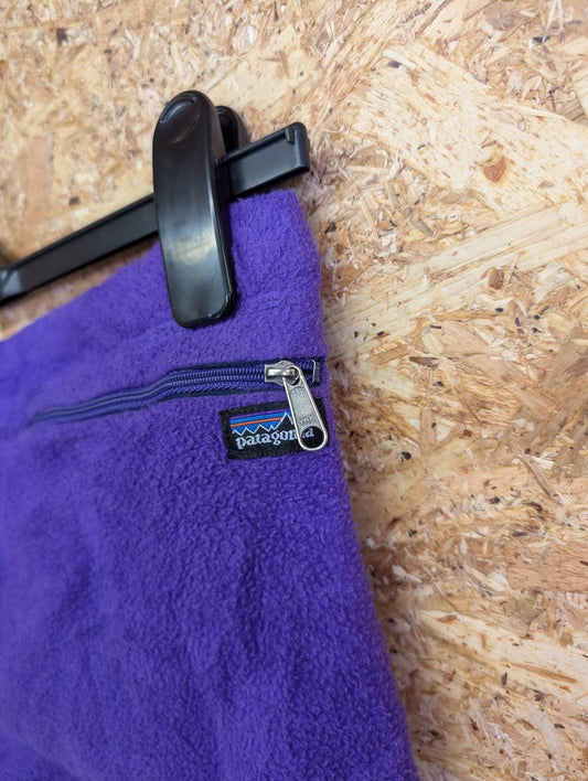 Patagonia Joggers Size Medium Fleece Vintage Pants Joggers Purple Made in USA