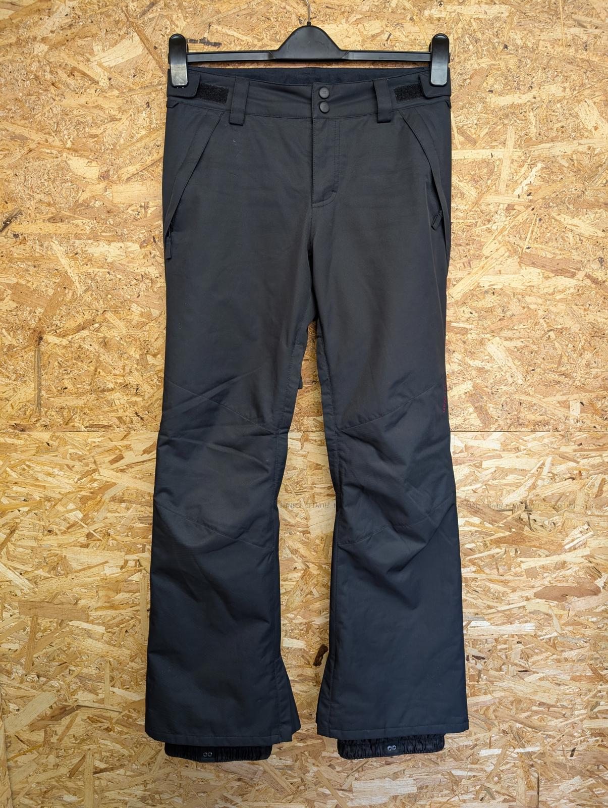 Billabong Salopettes Small W30 L31 Ski Trousers Cargo Black Snowboard Padded 10k