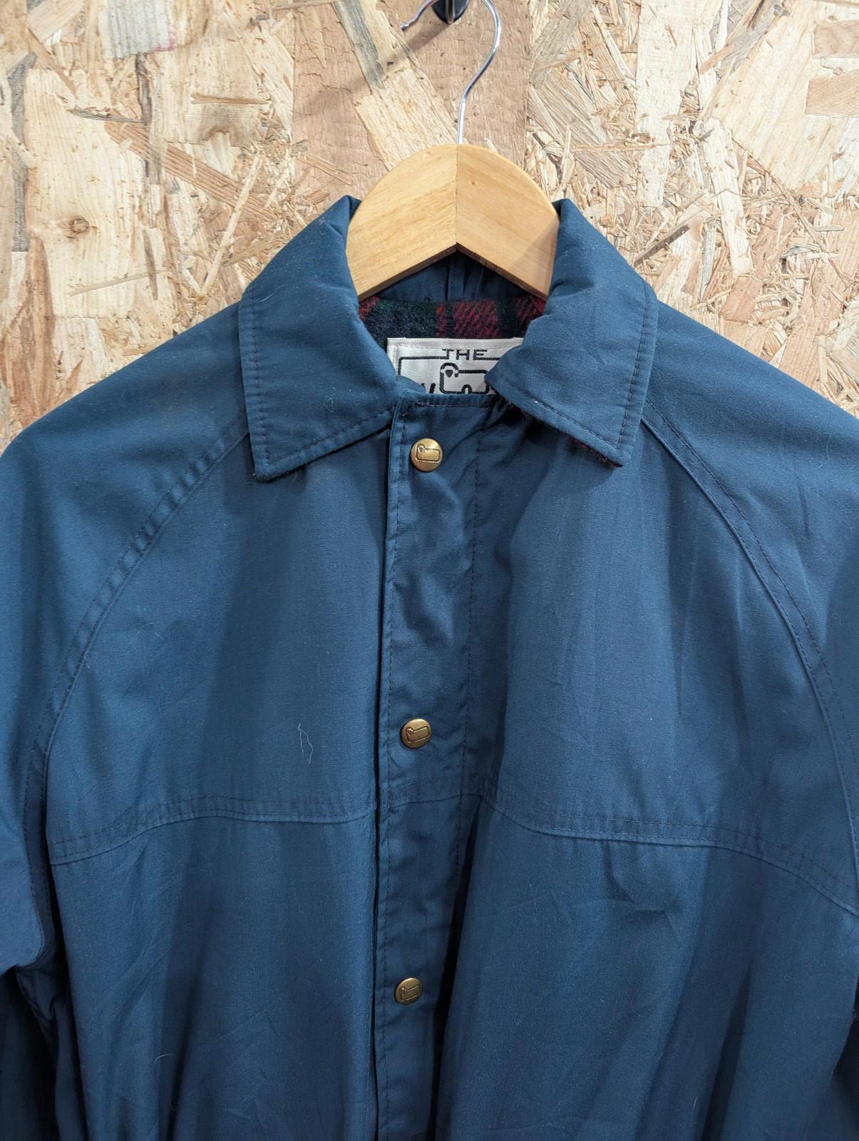 Woolrich Jacket Small Women Vintage 90s Polyester Cotton Teal Blue Coat USA
