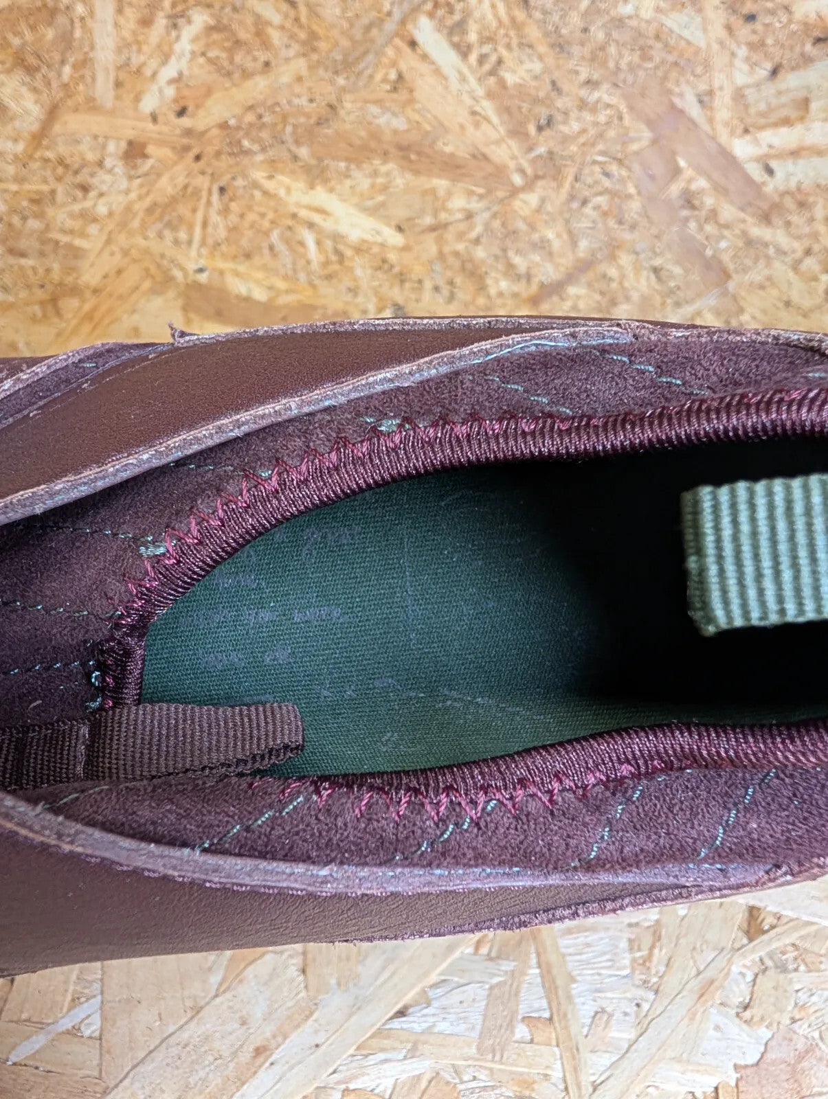 Paul Smith Driving Shoes Burgundy Leather Slip On Lace Stretch Casuals Oi Polloi