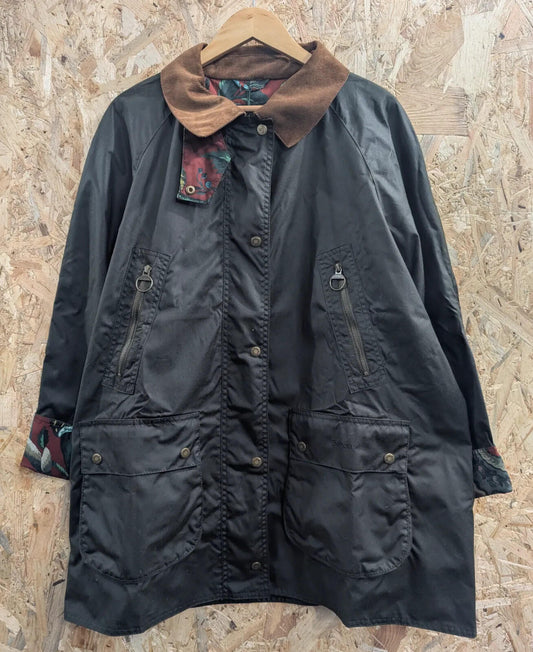 Barbour Mabley Wax Jacket Women UK 16 Green House Of Hackney Waxed Cotton Ltd Ed