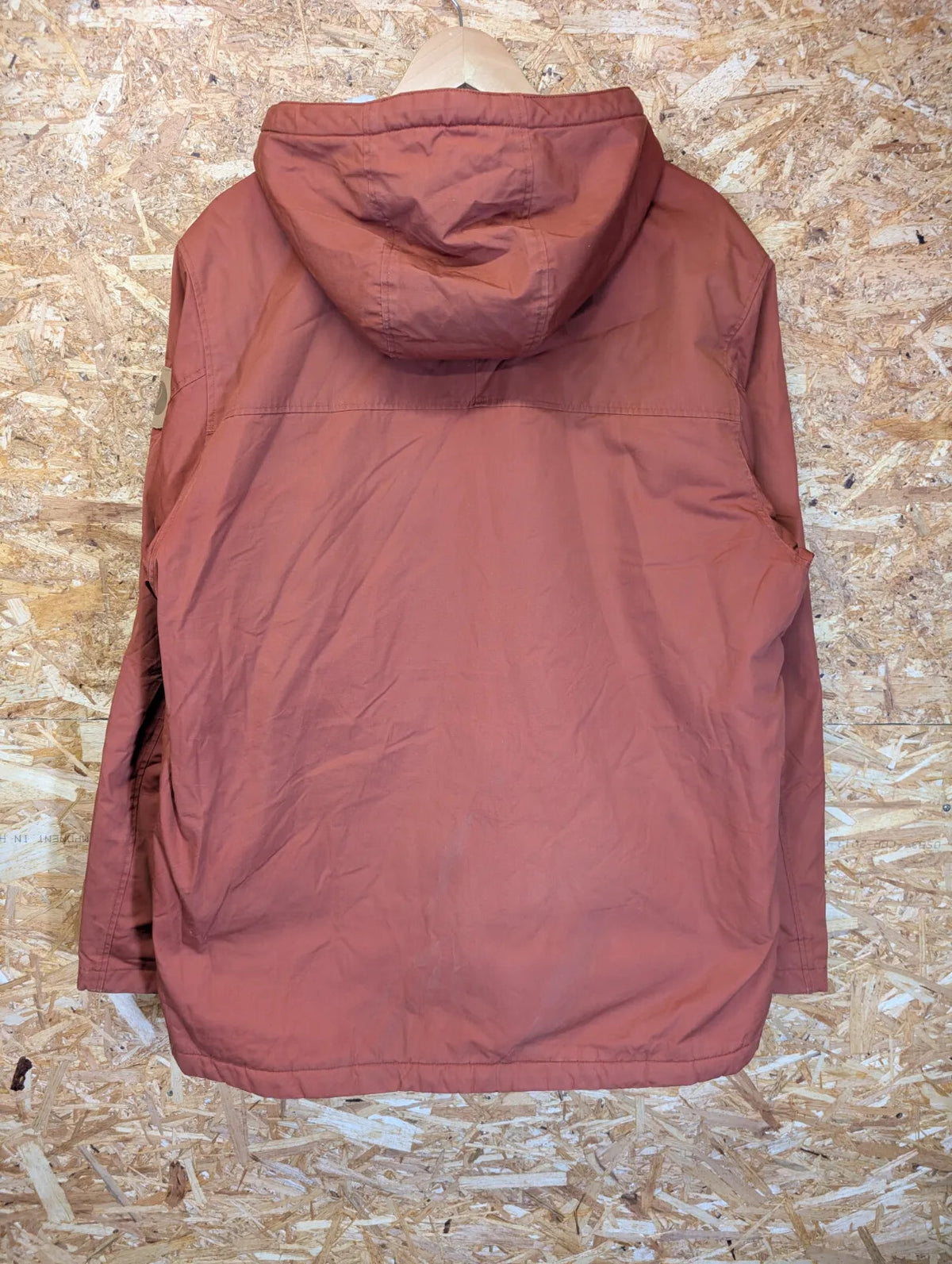 Fjallraven Greenland Winter Jacket Men XXL Rust Orange G1000 Fleece Lined Wax