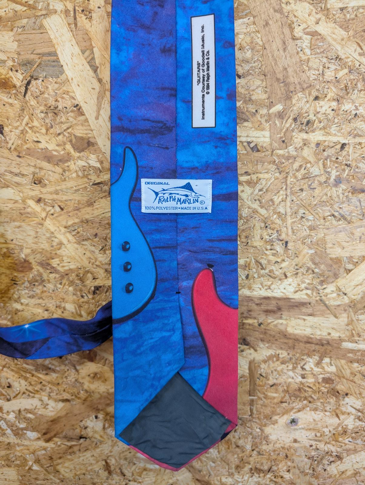 Ralph Marlin Guitars Tie 58" 152cm Vintage 1994 Made In USA