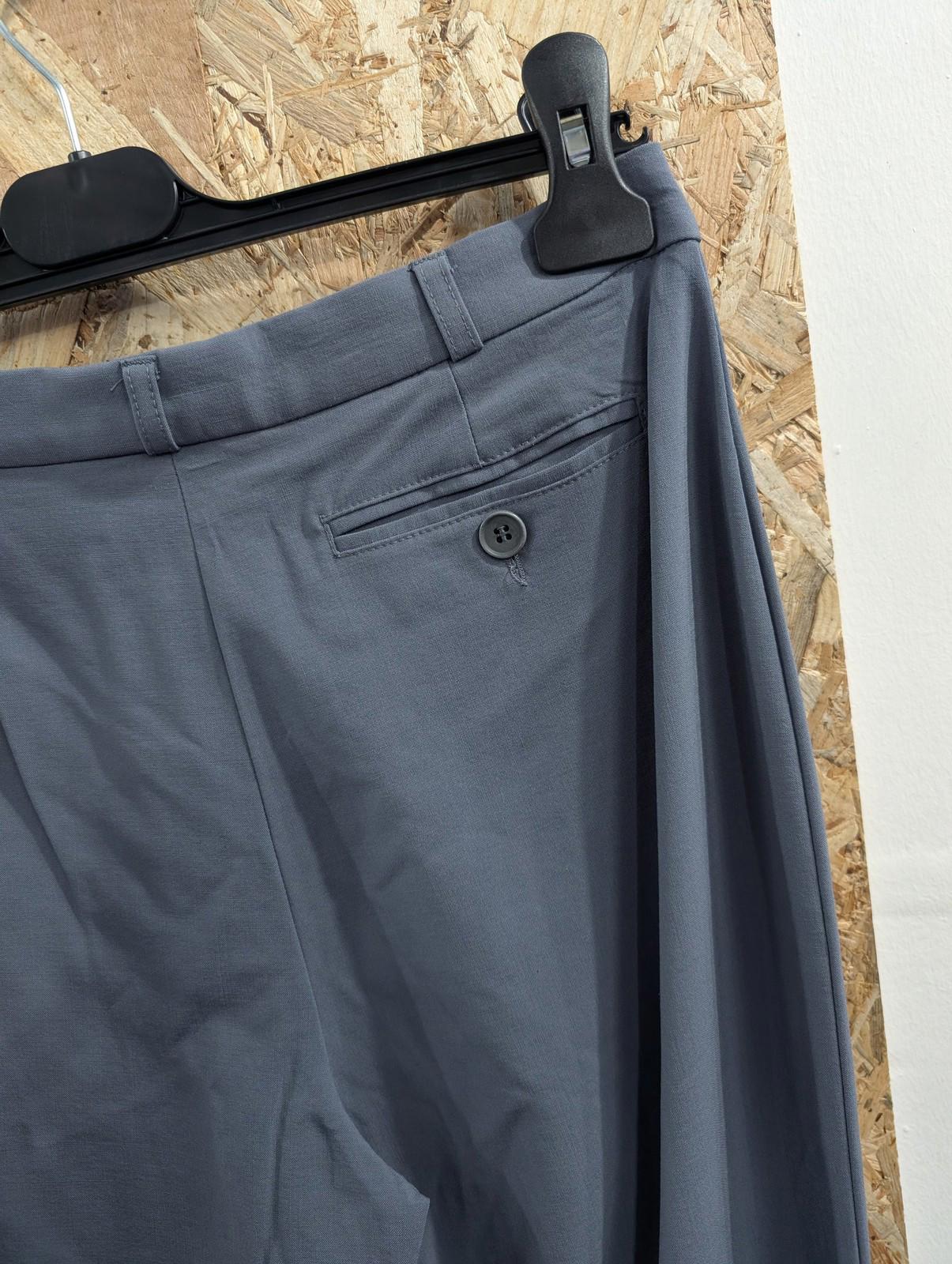 Emporio Armani Trousers W28 L34 UK 10 Women Wool Grey Italy Made Vintage Y2K