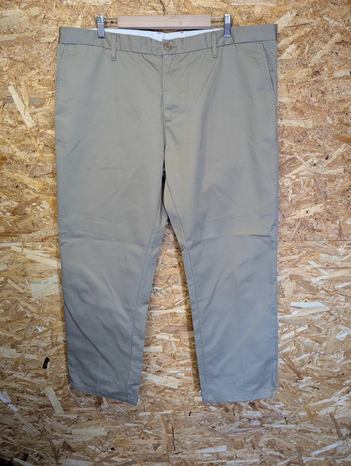 Carhartt Johnson Pant Chino Pants Mens W40 L32 Khaki Cotton Workwear Straight