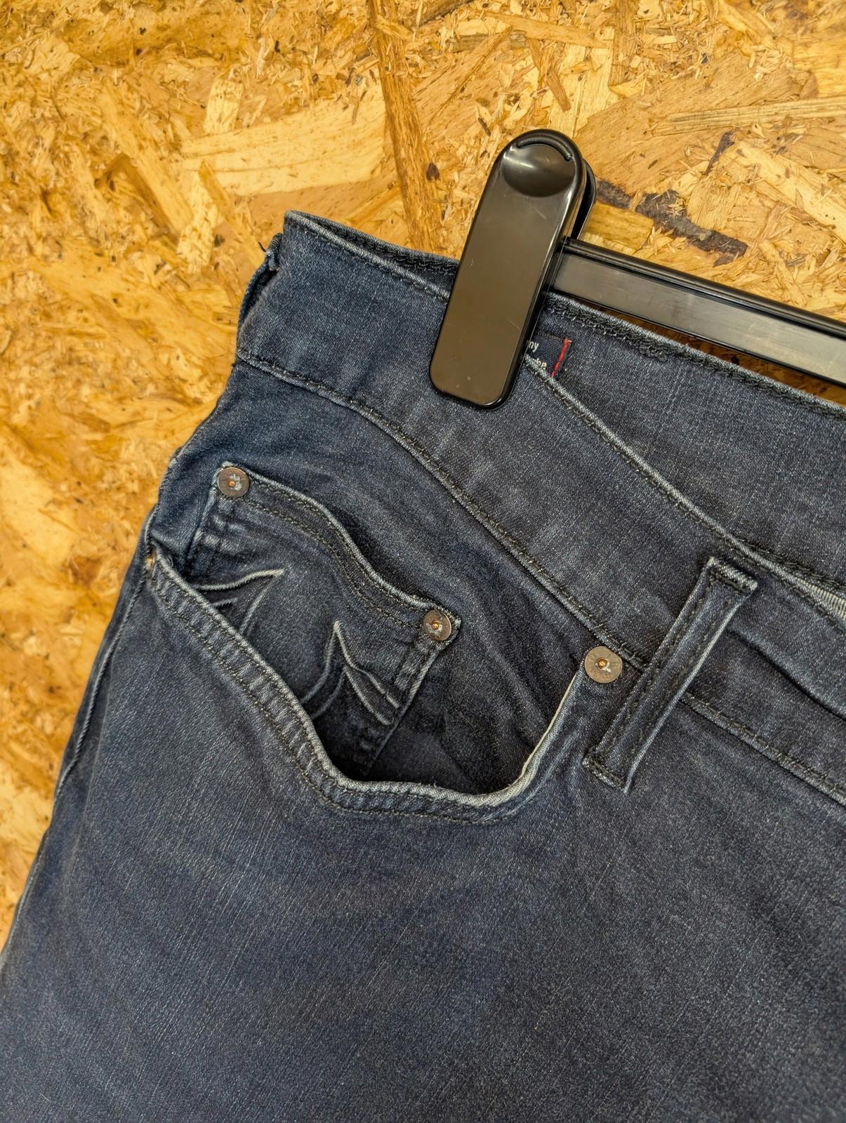 True Religion Rocco Jeans Mens W38 L33 Stretch Slim Skinny Navy Blue Denim