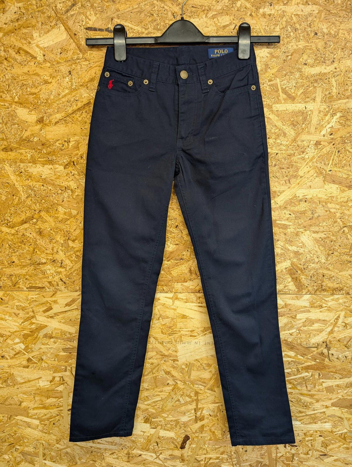 Polo Ralph Lauren Boys Trousers Kids Age 10 Cotton Navy Blue Casual Chino