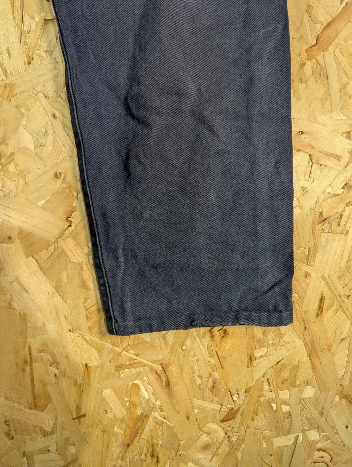 Vintage 90s Armani Jeans Mens W34 L31 Navy Blue Soft Denim Straight Leg Button