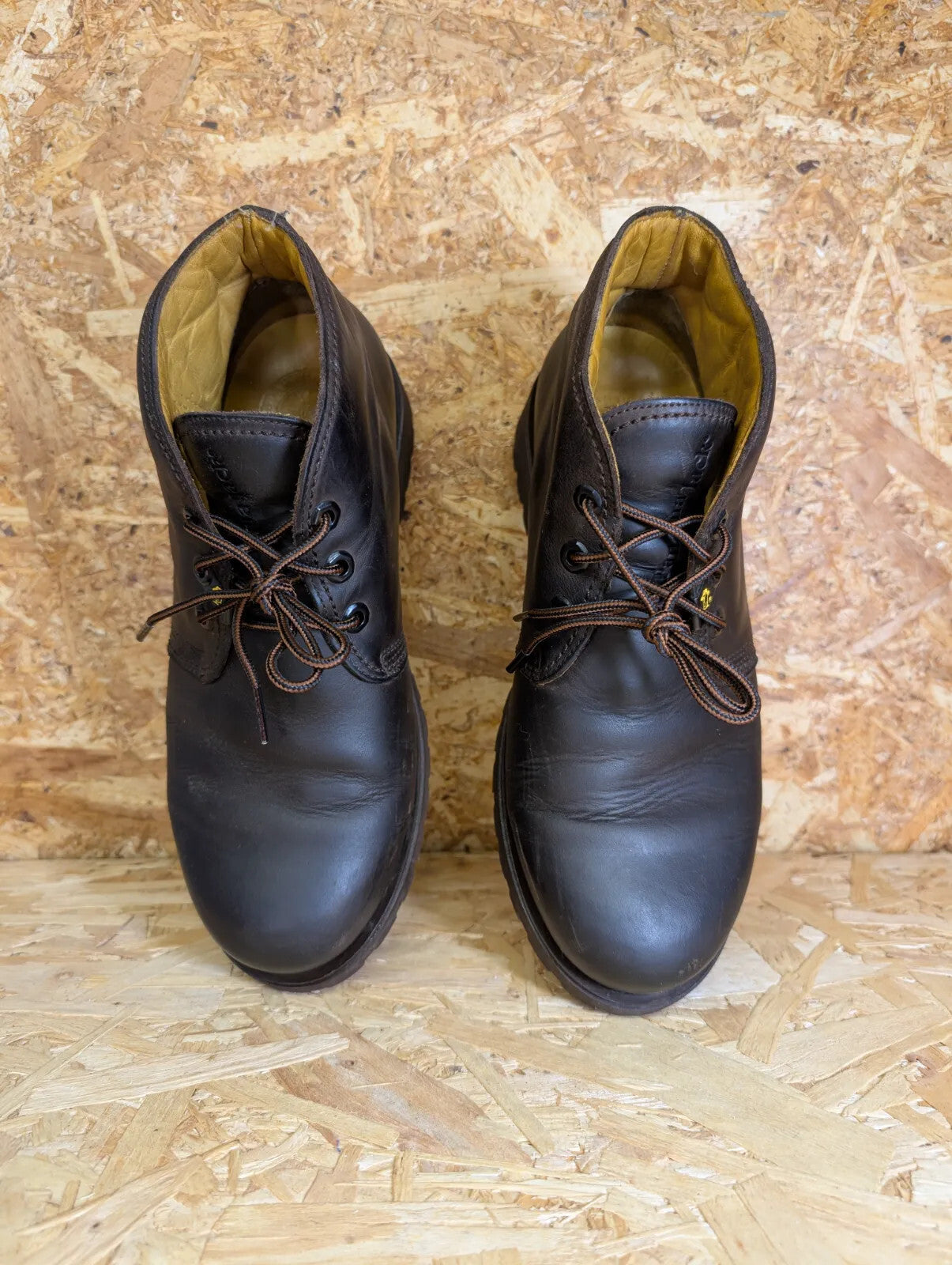 Panama Jack Boots Mens UK7 EU41 Brown Leather mi Spain Lace Up Rugger Quality