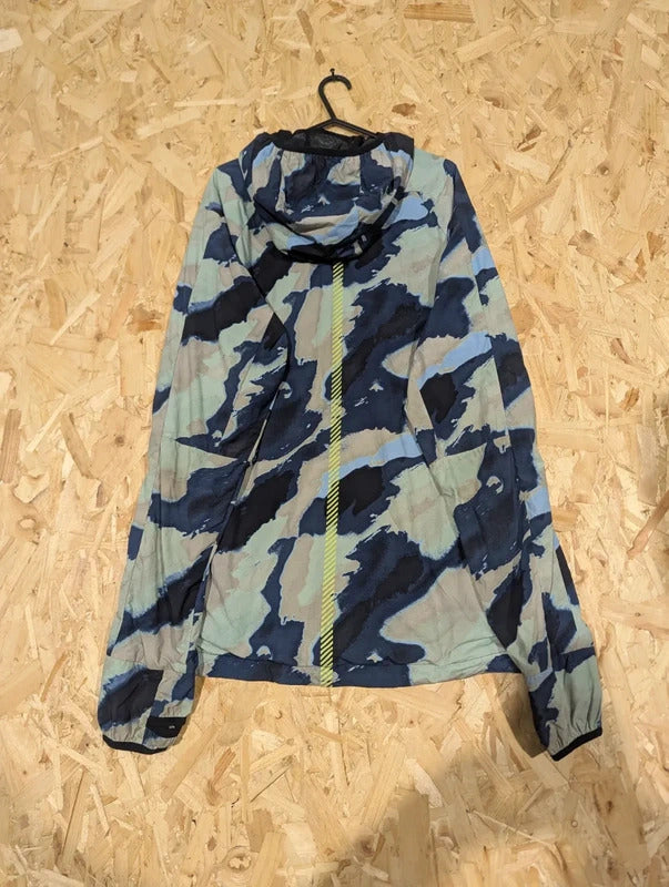 Superdry Windbreaker Mens Medium Green Navy Beige Camouflage Lightweight Parka