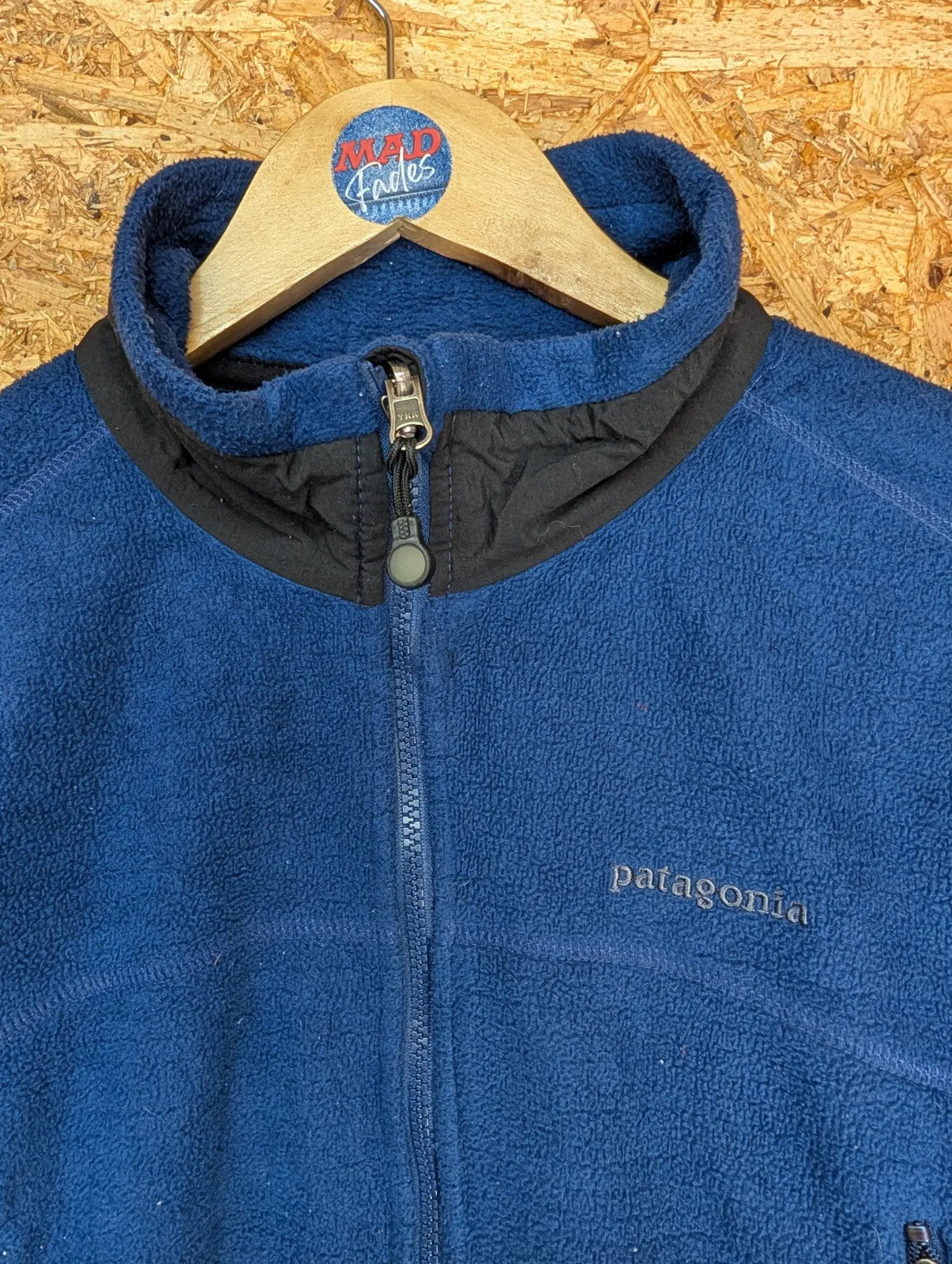 Patagonia R3 Radiant Fleece Jacket Mens Medium Teal Blue Full Zip Synchilla