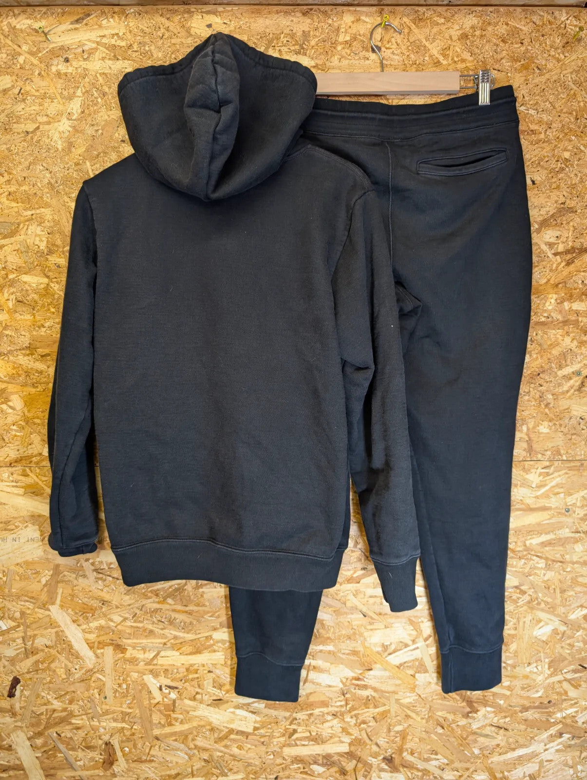 Paul Smith Tracksuit Set Mens Small Black Organic Cotton Full Zip Hooded Logo PS