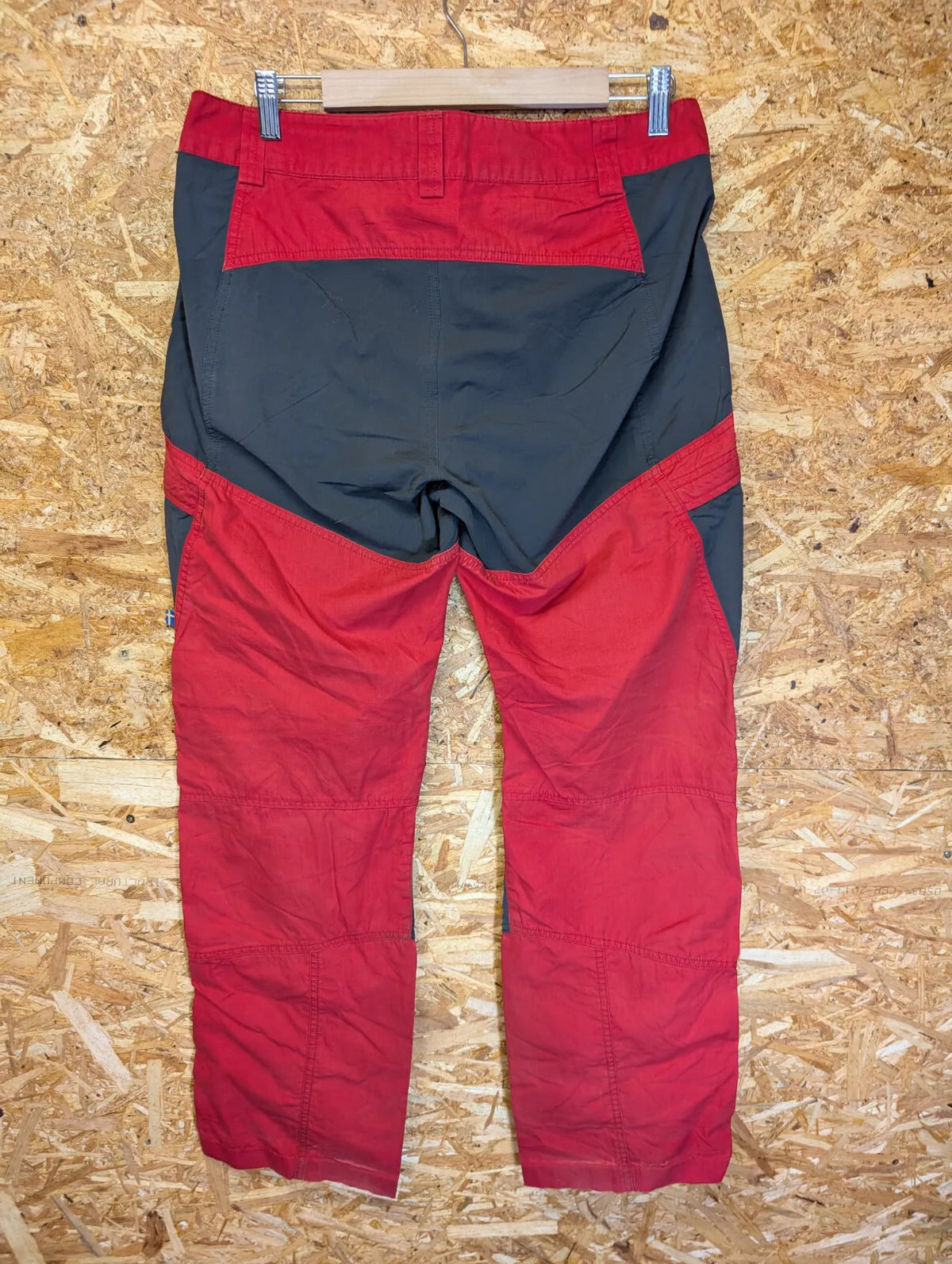 Fjallraven G1000 Tundra Trousers Mens W30 L32 Red Black Regular Straight Hiking