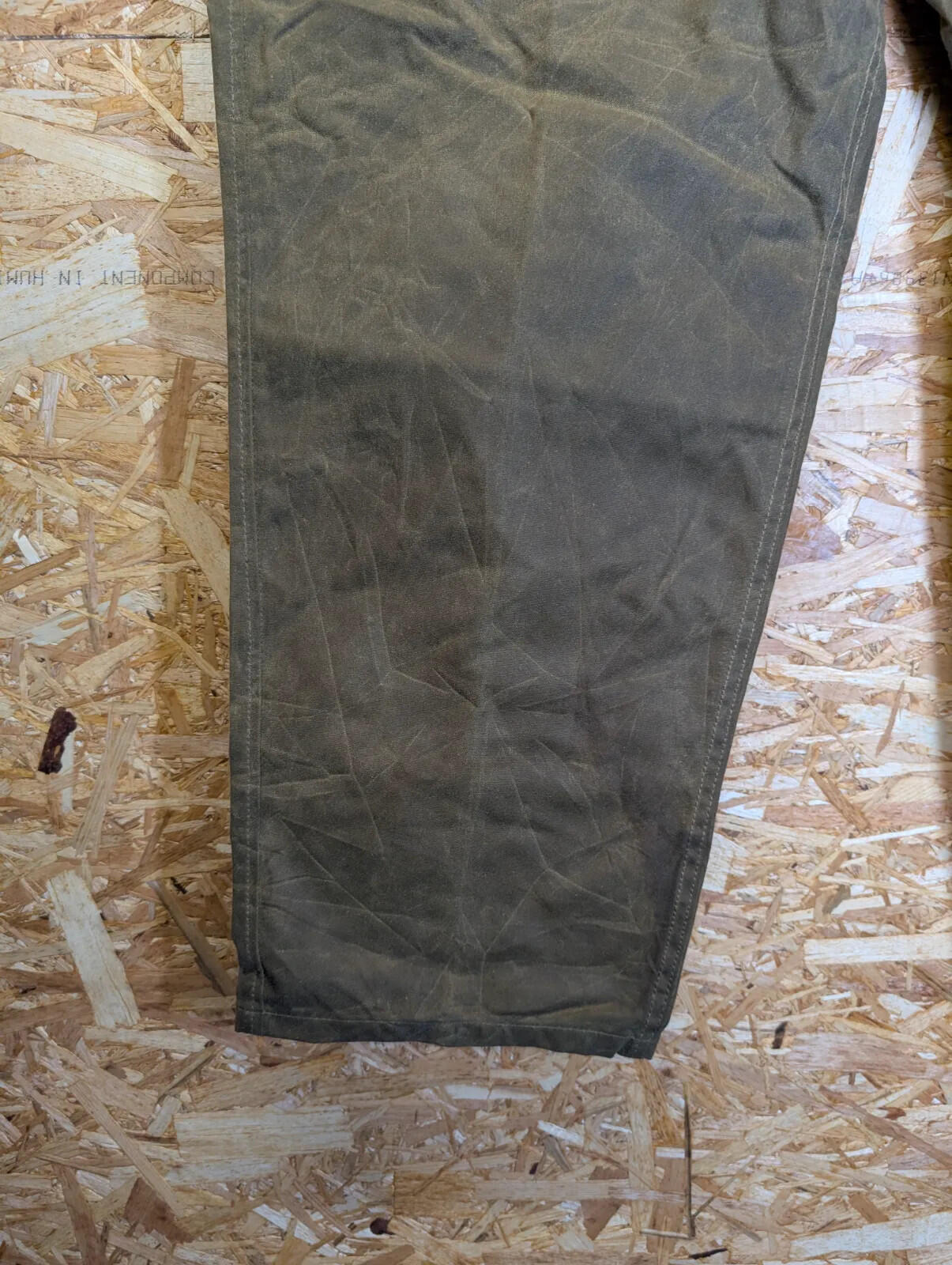 Filson Single Tin Cloth Pants W44 L31 Style 69 Thorn Trousers Workwear USA Made