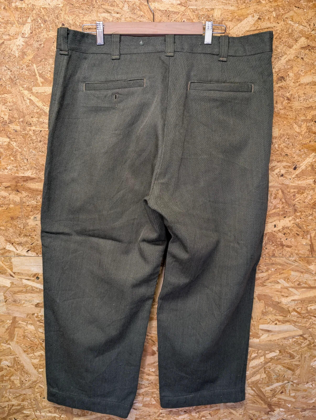 Filson Forestry Cloth Trousers W40 L28 Style 180 Wool Green Work Wear USA Made
