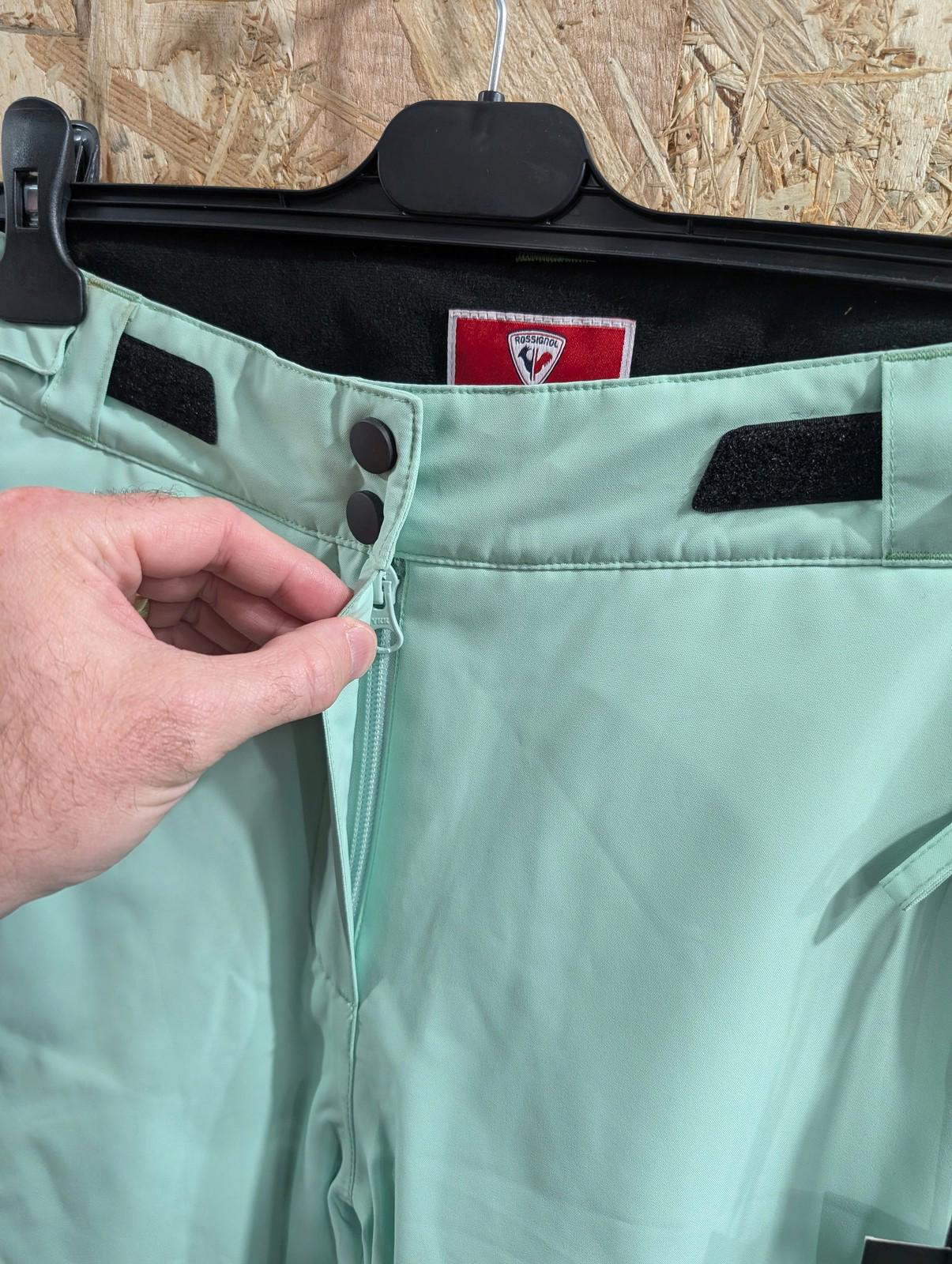 Rossignol Ski Salopette Trousers Small W28 L29 Green Waterproof Winter Snowboard