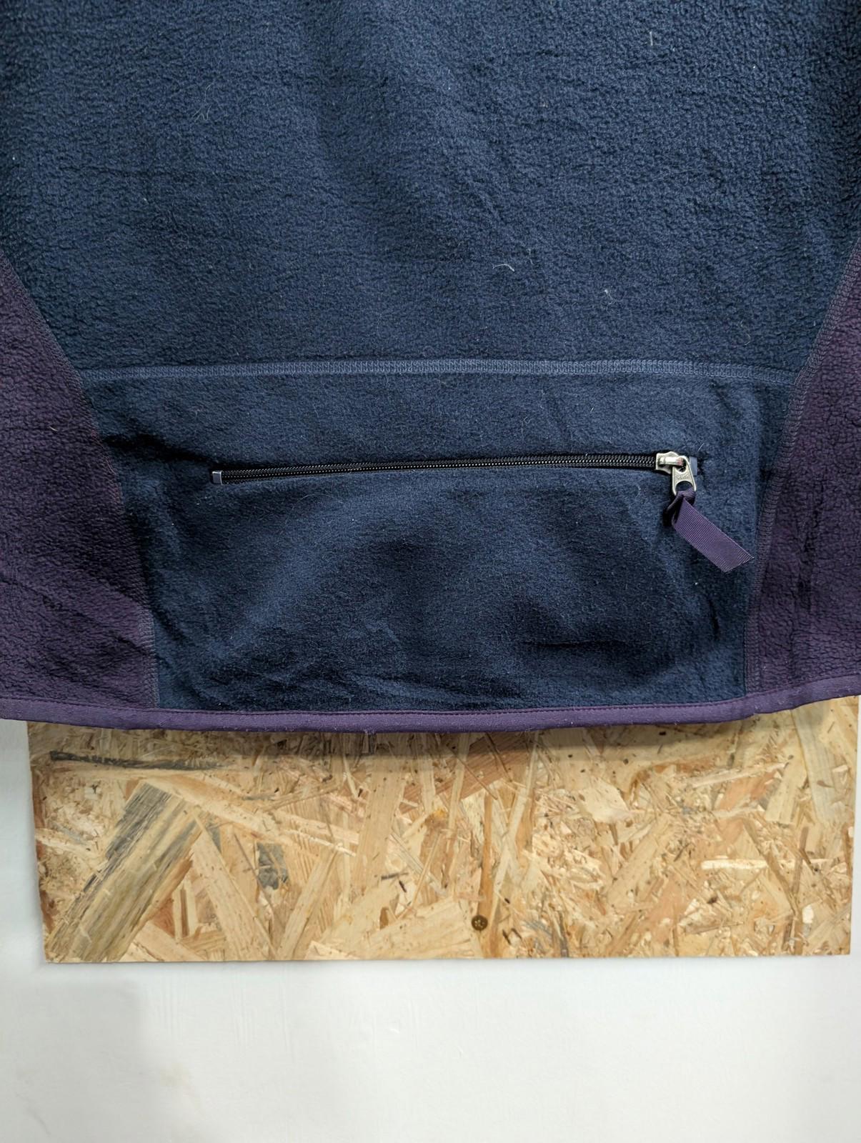 Patagonia Fleece Vest Medium Women Sleeveless Full Zip Purple Gilet Hiking 90s