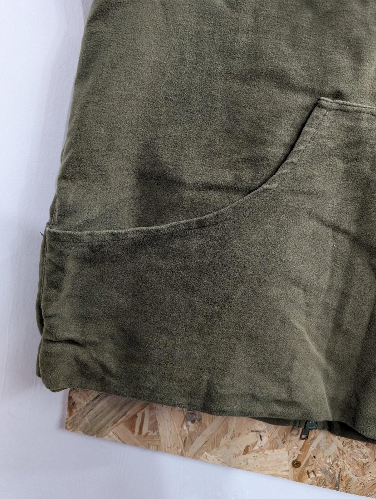 Barbour Shooting Waistcoat Large Men Khaki Green Cotton Hunting Vest Moleskin