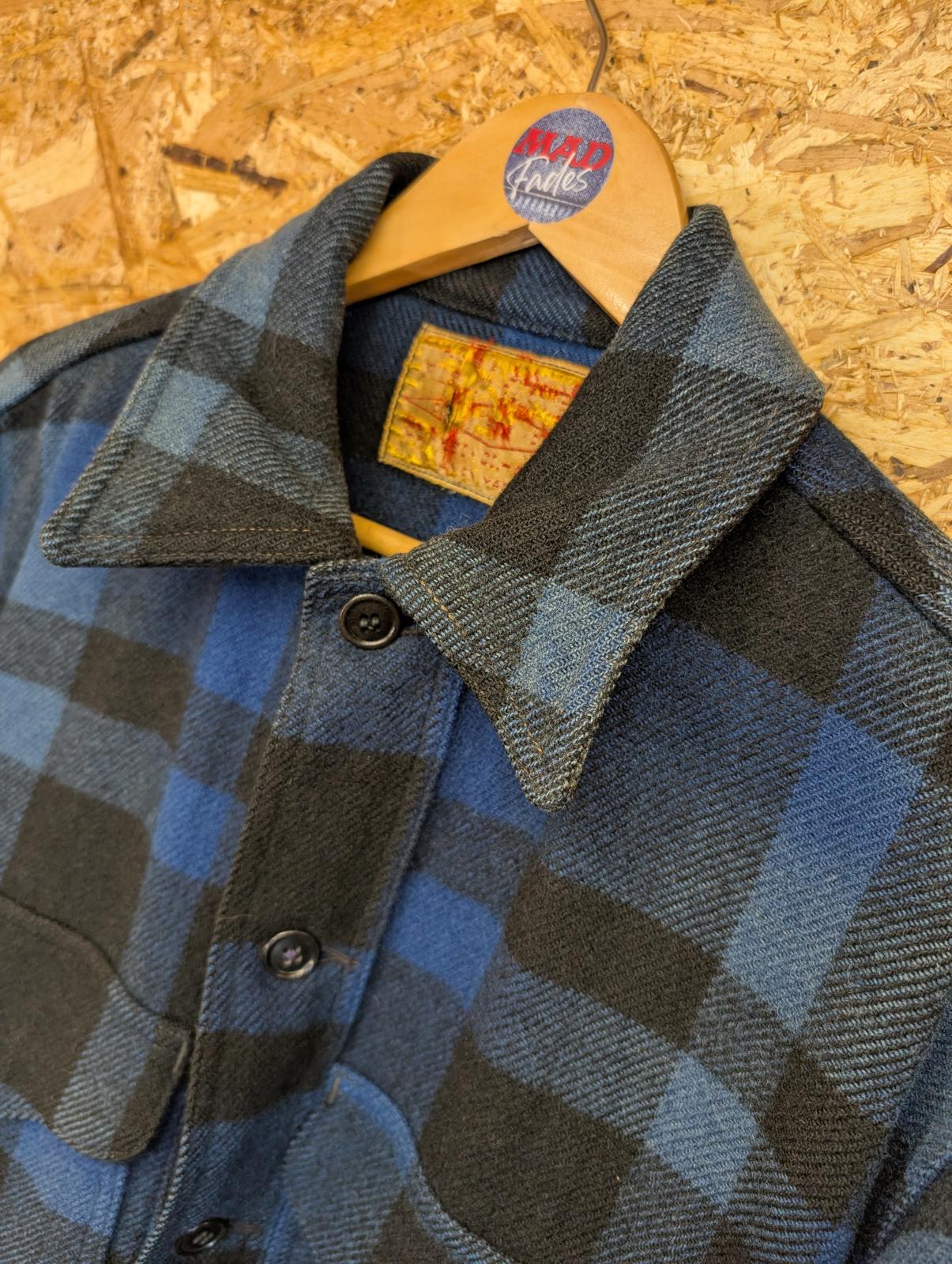 Filson Mackinaw Wool Cruiser Mens 42 Large Jacket Made In USA Vintage Enamel