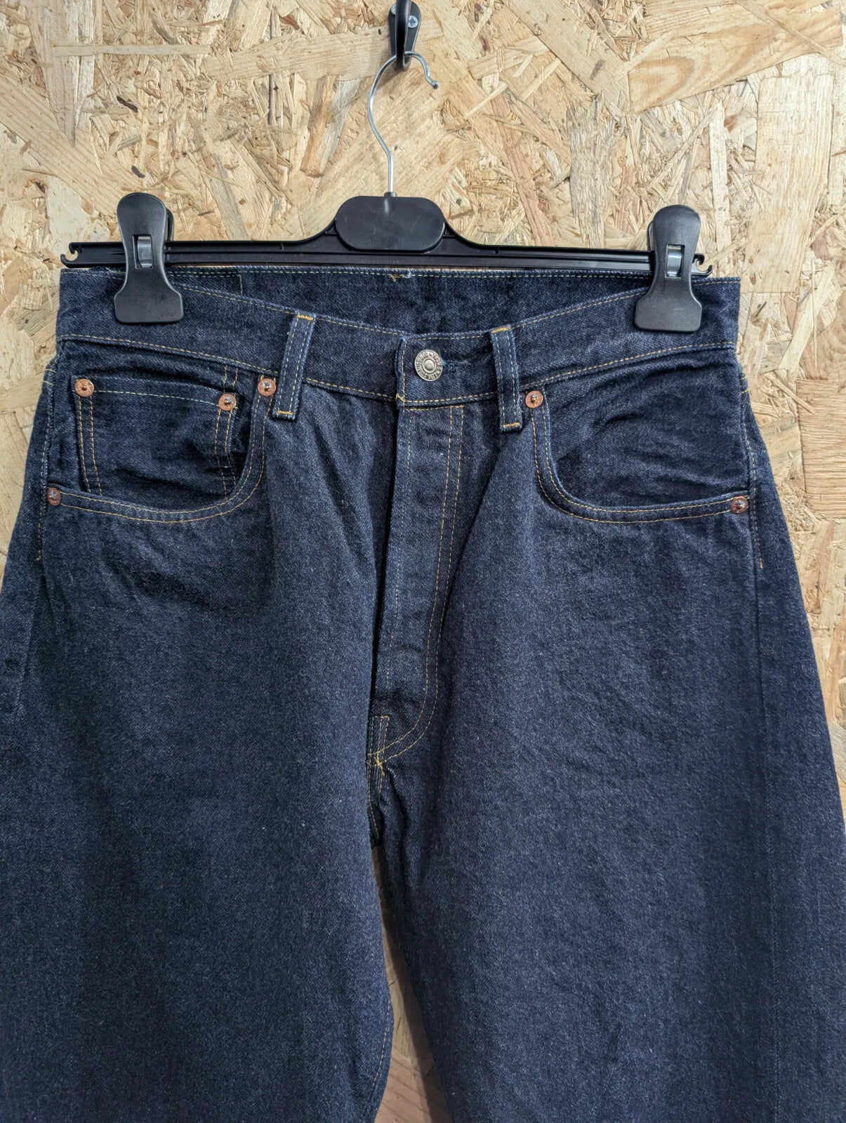 Levis Vintage Clothing 1955 501 XX Selvedge Jeans Mens W32 L34 LVC Blue