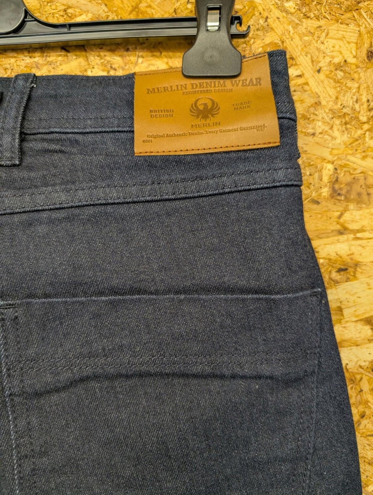 Merlin Alexander Riding Jeans Size W32 L32 Men Motorcycle Navy Blue Denim New