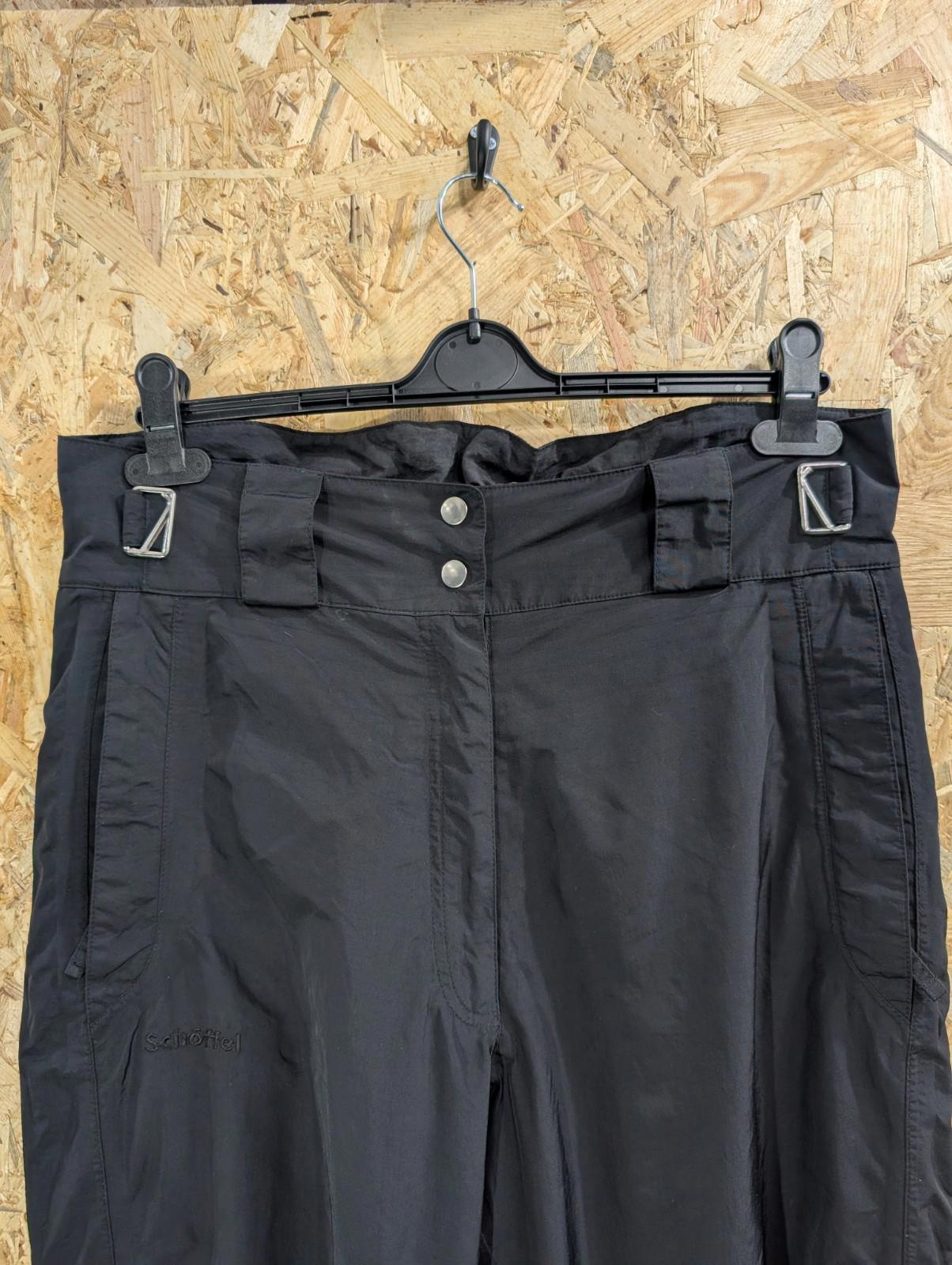 Schöffel Venturi Ski Trousers W32 W34 L30 Black Waterproof Snow Pants Salopettes