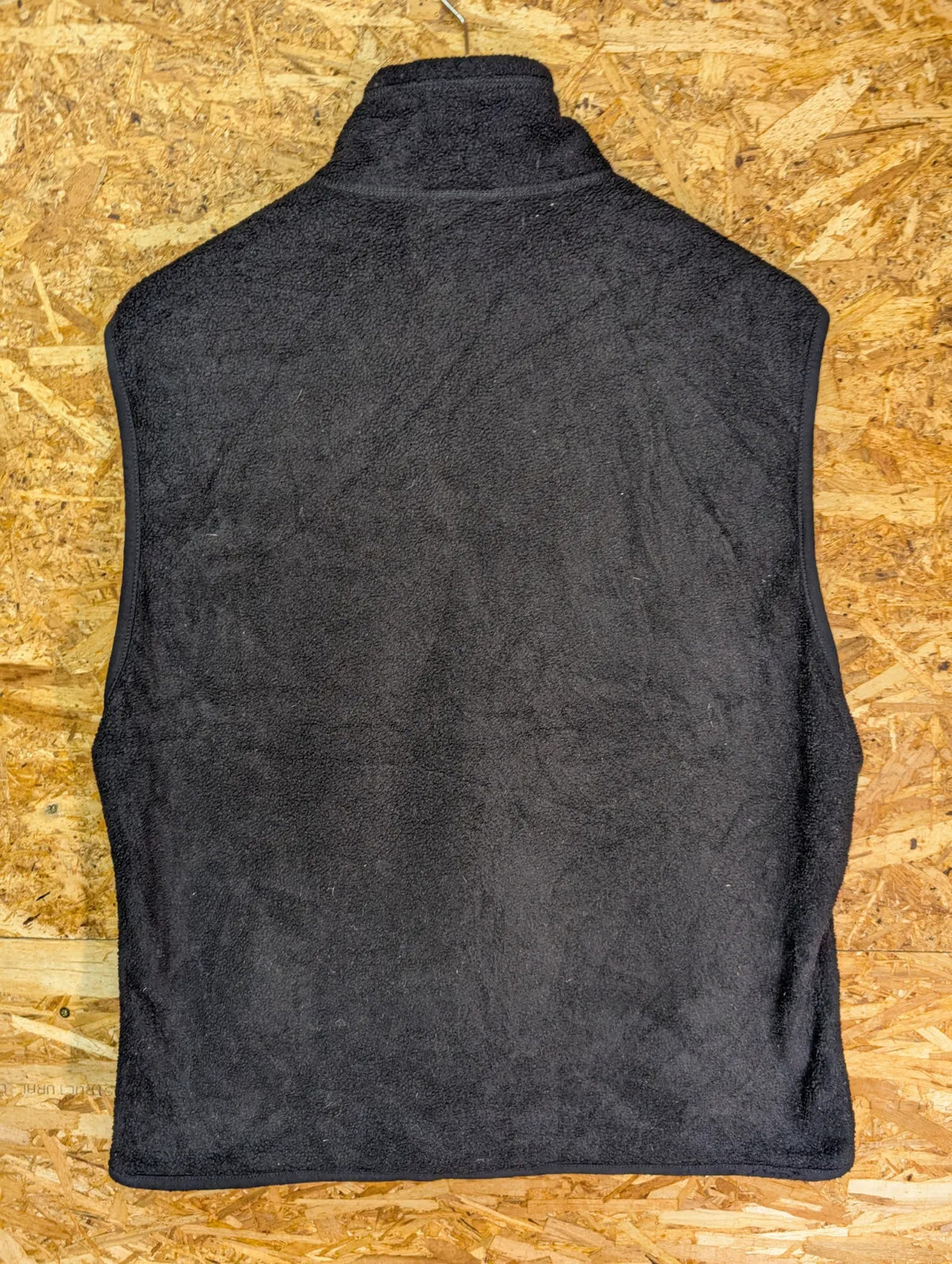 Patagonia Synchilla Fleece Vest Mens Large Black Full Zip Hiking Walking Gilet