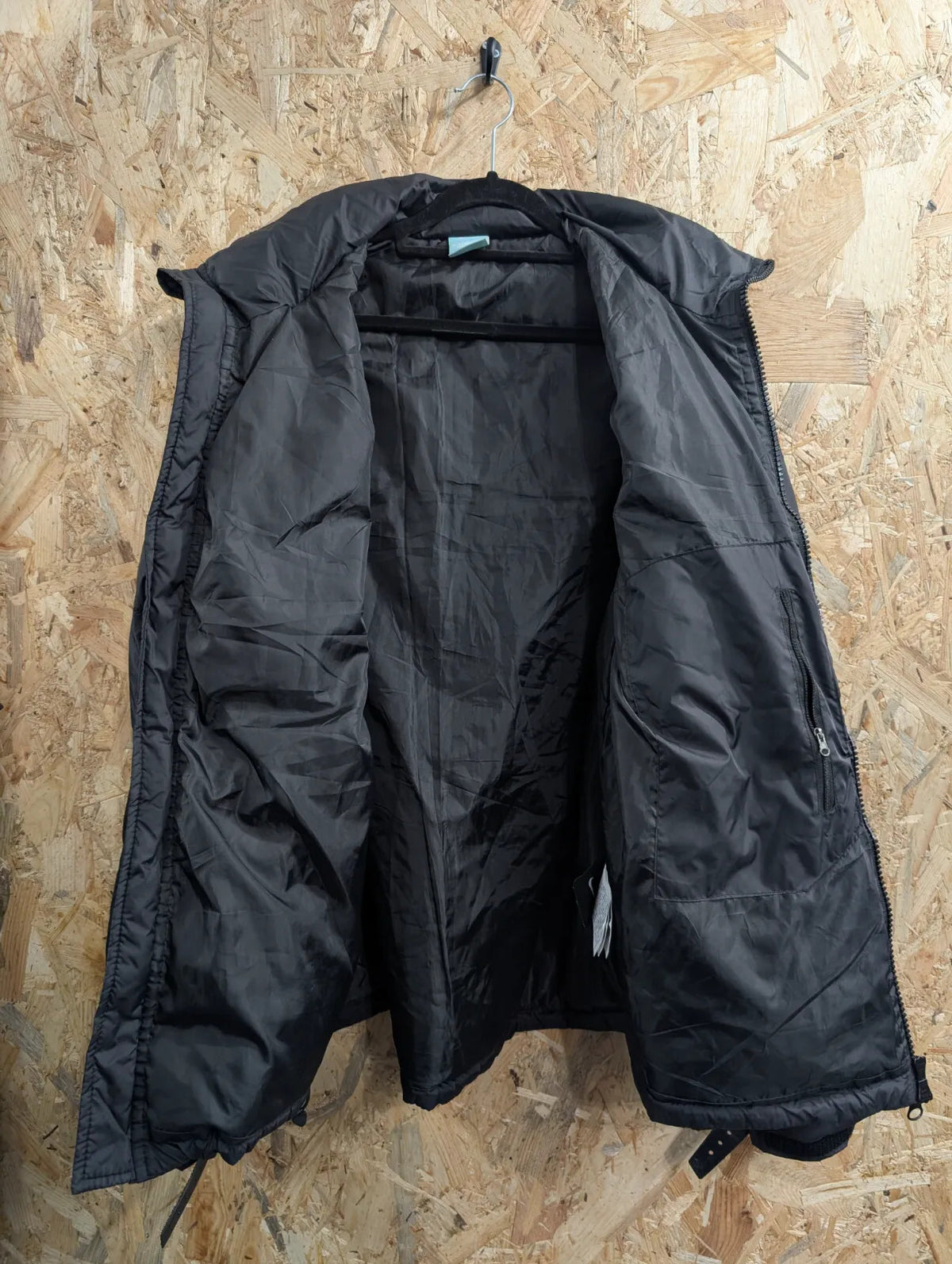 Nike A.W.R. NOCTA Puffer Jacket Mens Large Black Quilted Ltd Ed Drake Blue Tag