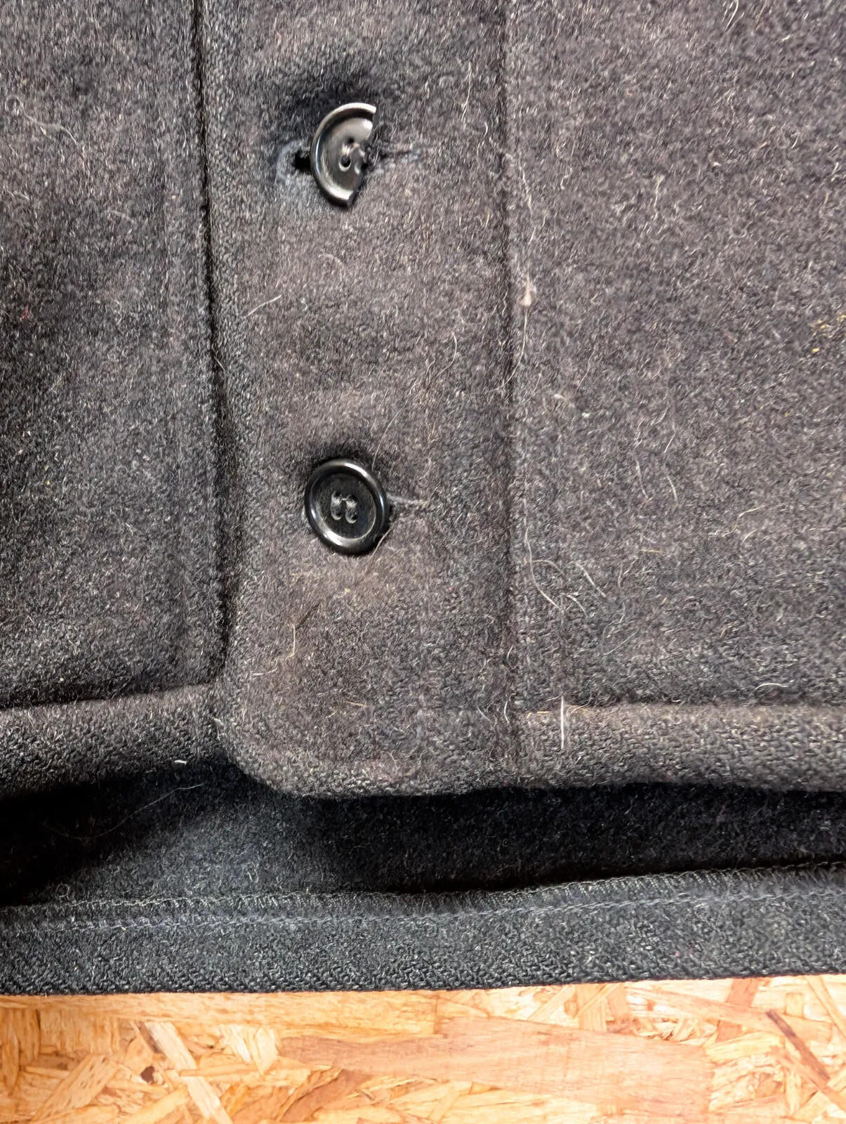 Filson Mackinaw Wool Vest Men Medium 40 Grey Black Gilet USA Pocket Body Warmer