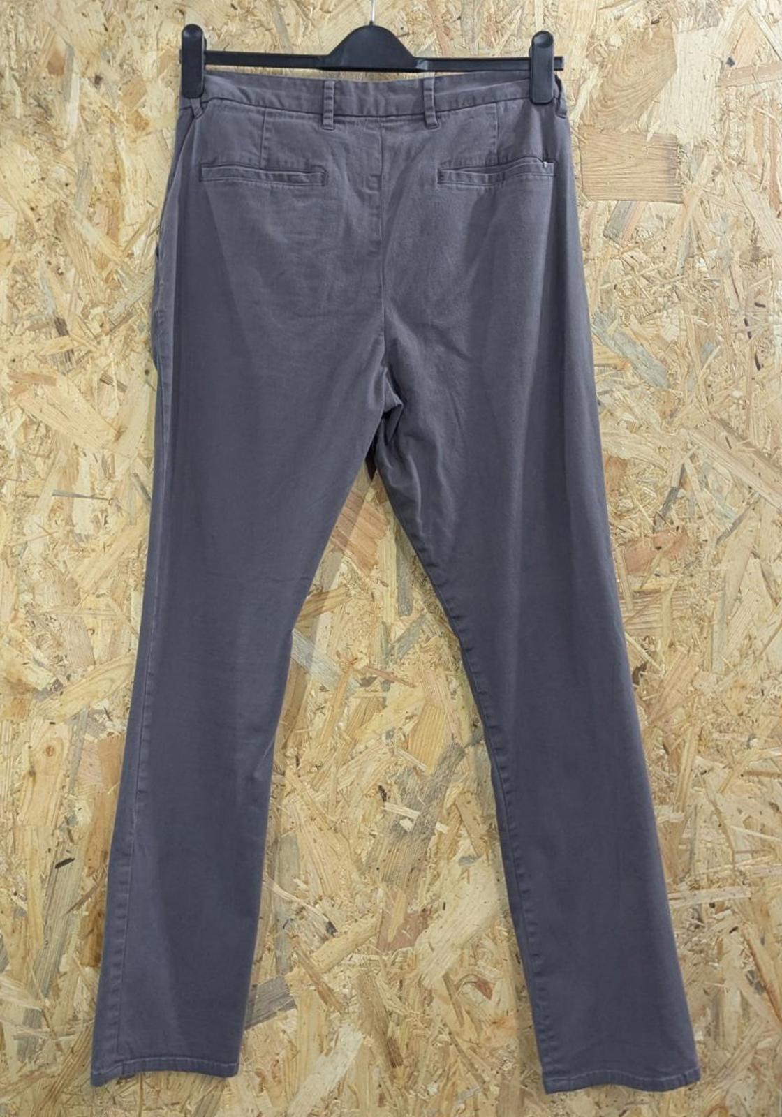 All Saints Felix Chino Trousers W32 L30 Charcoal Grey Button Fly Slim Fit Taper